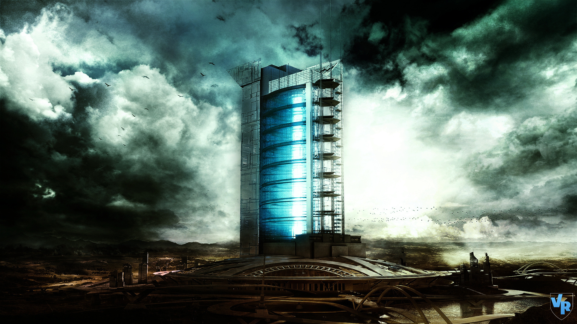 Sci-fi, Future, City, Building Photo - Futuristic Building Hd - HD Wallpaper 
