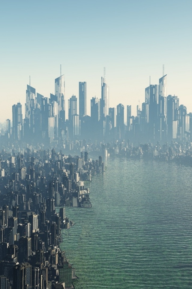 Big Sci Fi City - HD Wallpaper 