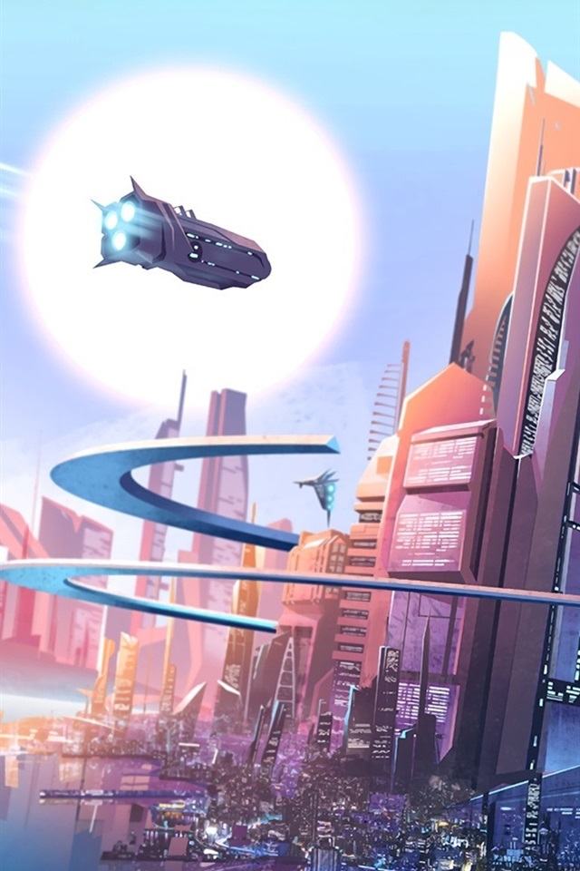 Futuristic Sci Fi World - HD Wallpaper 