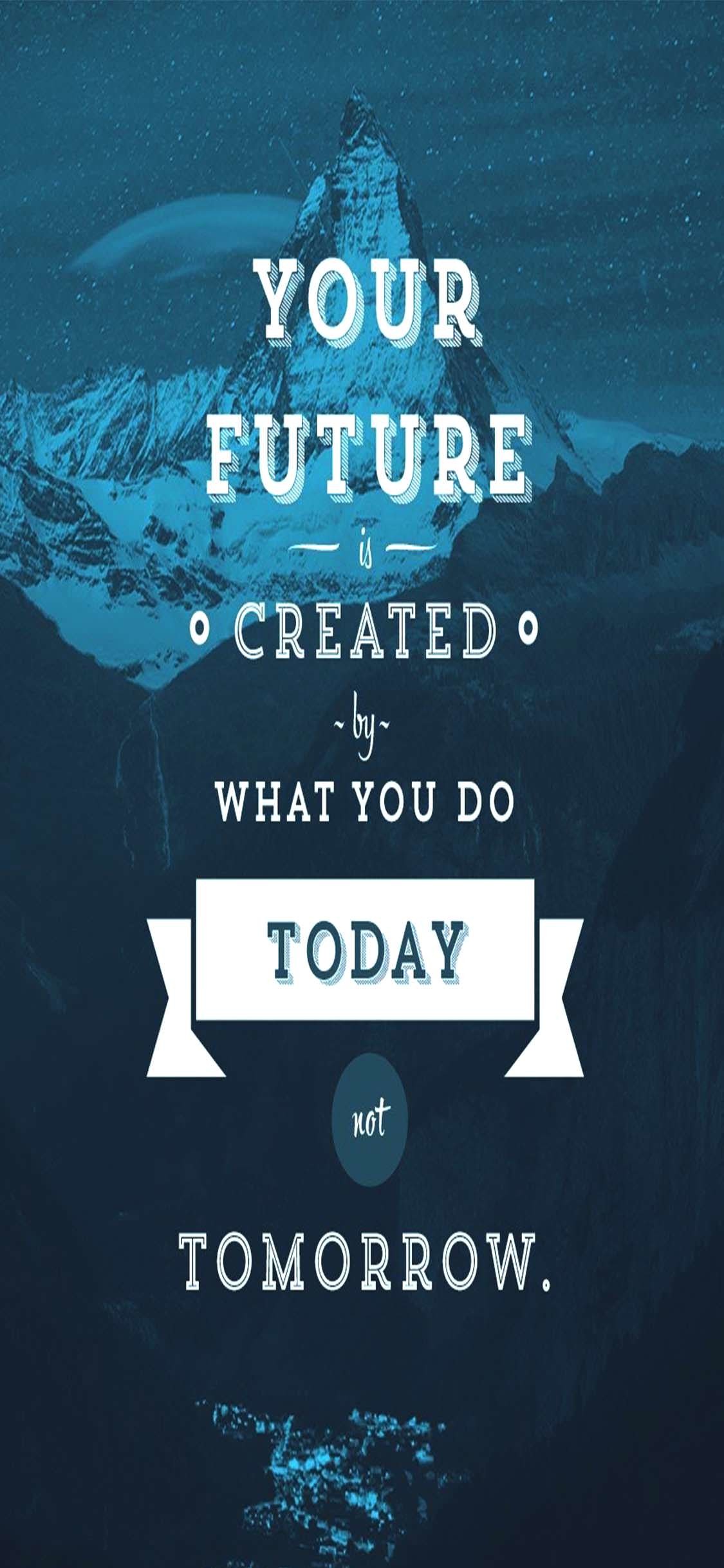 1125 Ã 2436 Your Future Motivational Iphone Xs Wallpapers - Iphone Best Motivational Wallpapers Hd - HD Wallpaper 