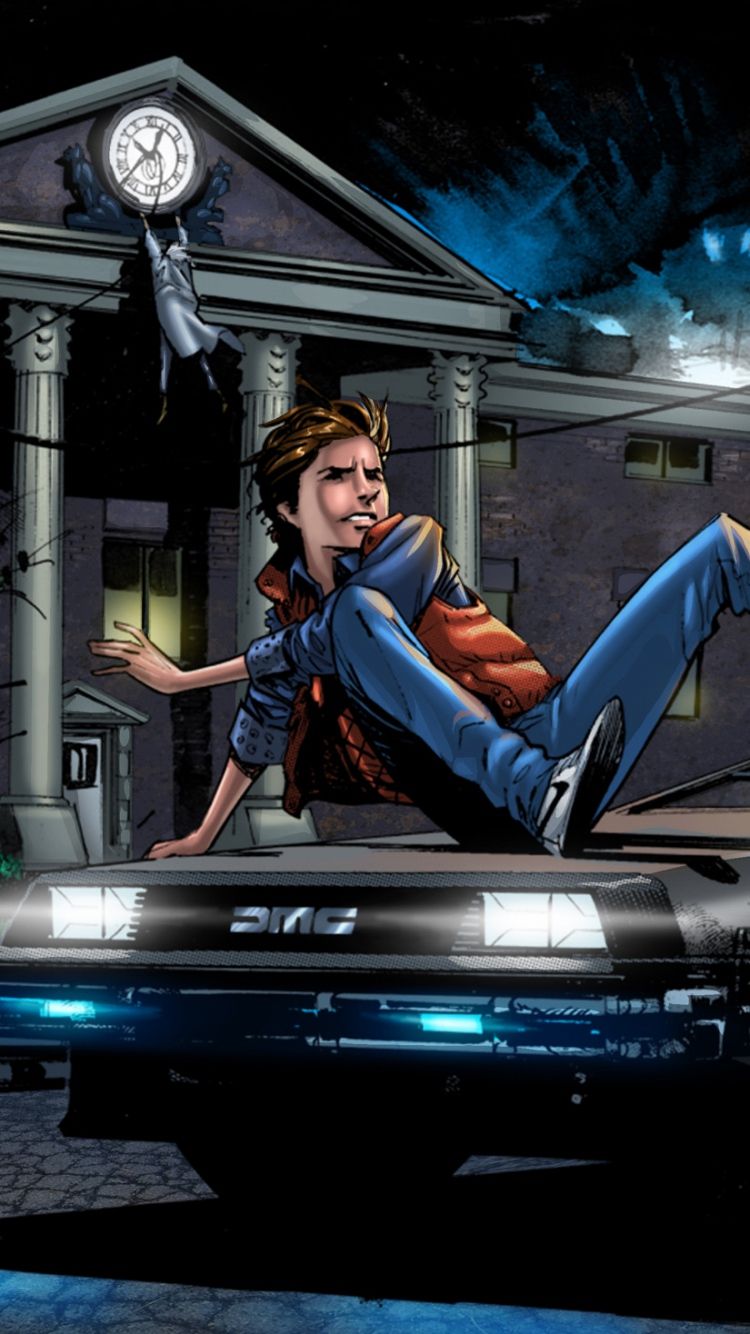 Delorean Back To The Future Marty - HD Wallpaper 