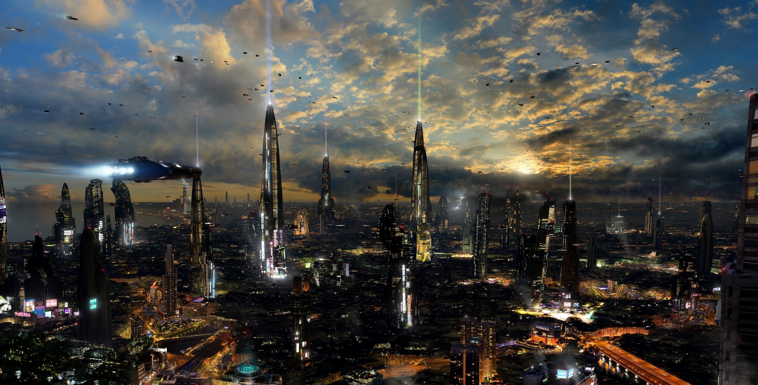 Future City Wallpaper Hd - 2500x1270 Wallpaper Future City Wallpaper Hd - 2500x1270 Wallpaper