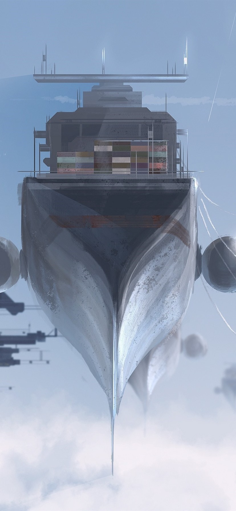 Iphone Wallpaper Fantasy, Futuristic, Spaceship, Dock - Futuristic Spaceship - HD Wallpaper 