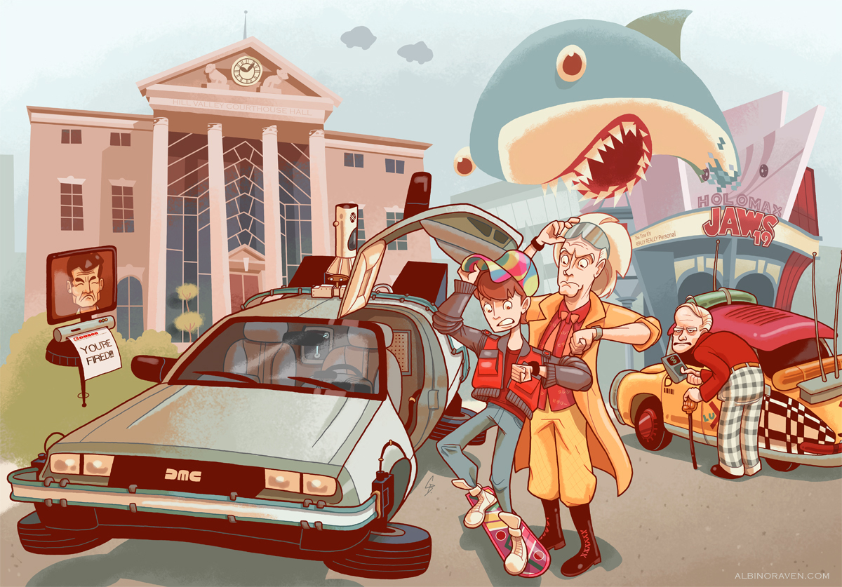 W0bttf - Back To The Future 2 Artwork - HD Wallpaper 