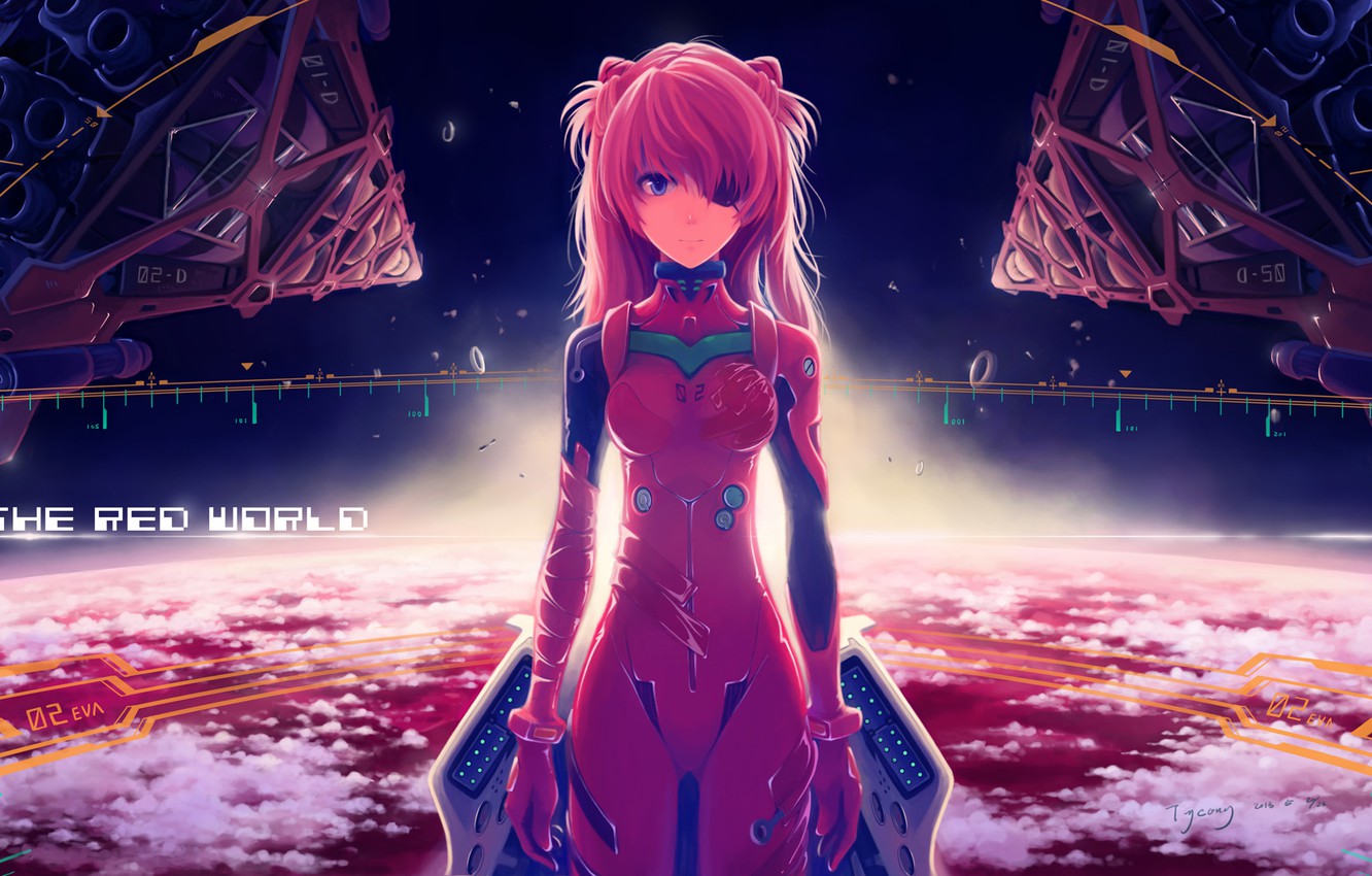 Photo Wallpaper Neon Genesis Evangelion, Evangelion, - Evangelion Wallpaper Asuka - HD Wallpaper 
