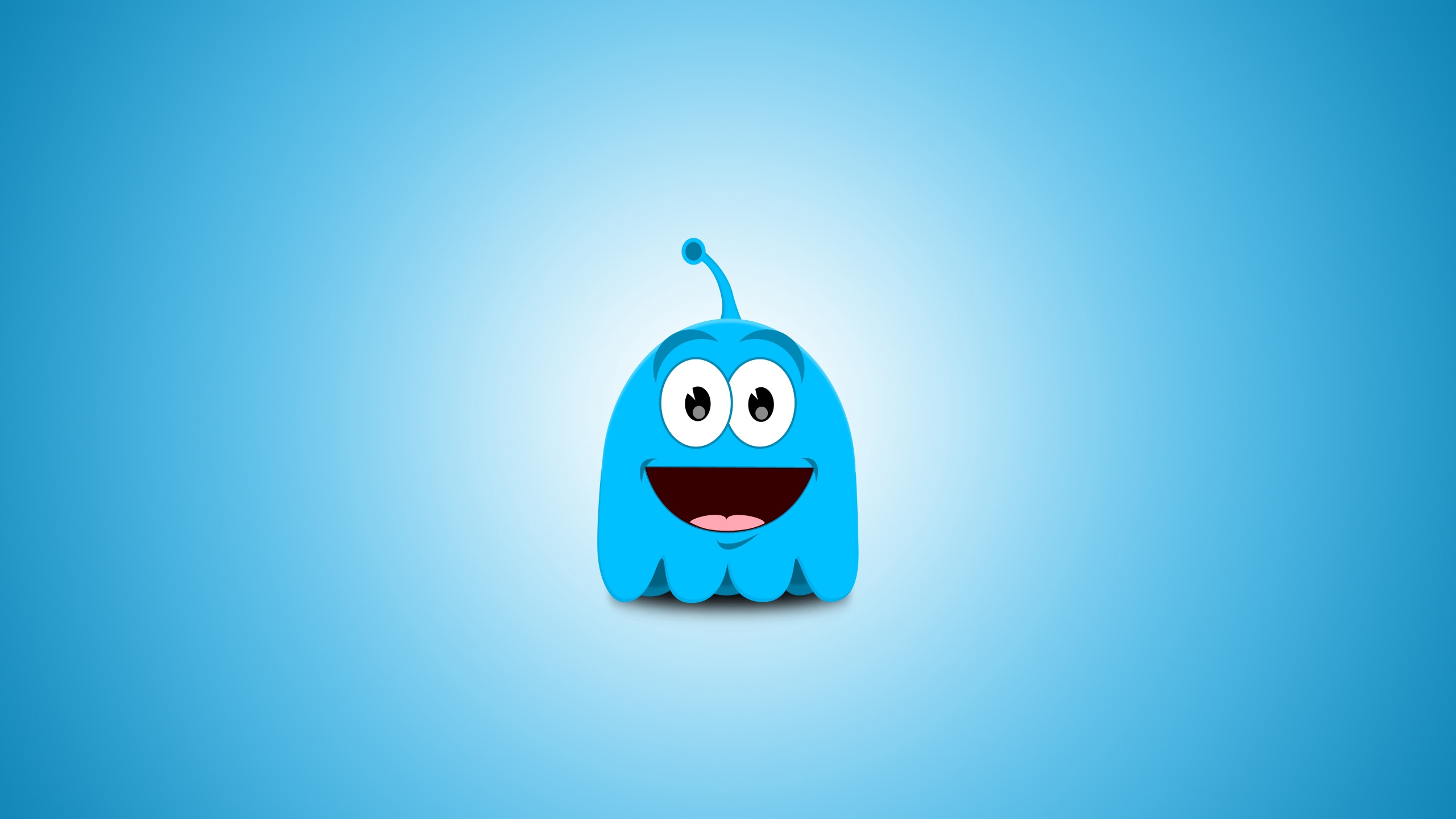 Wallpaper Muzzle, Blue, Vector, Funny - Cartoon - HD Wallpaper 