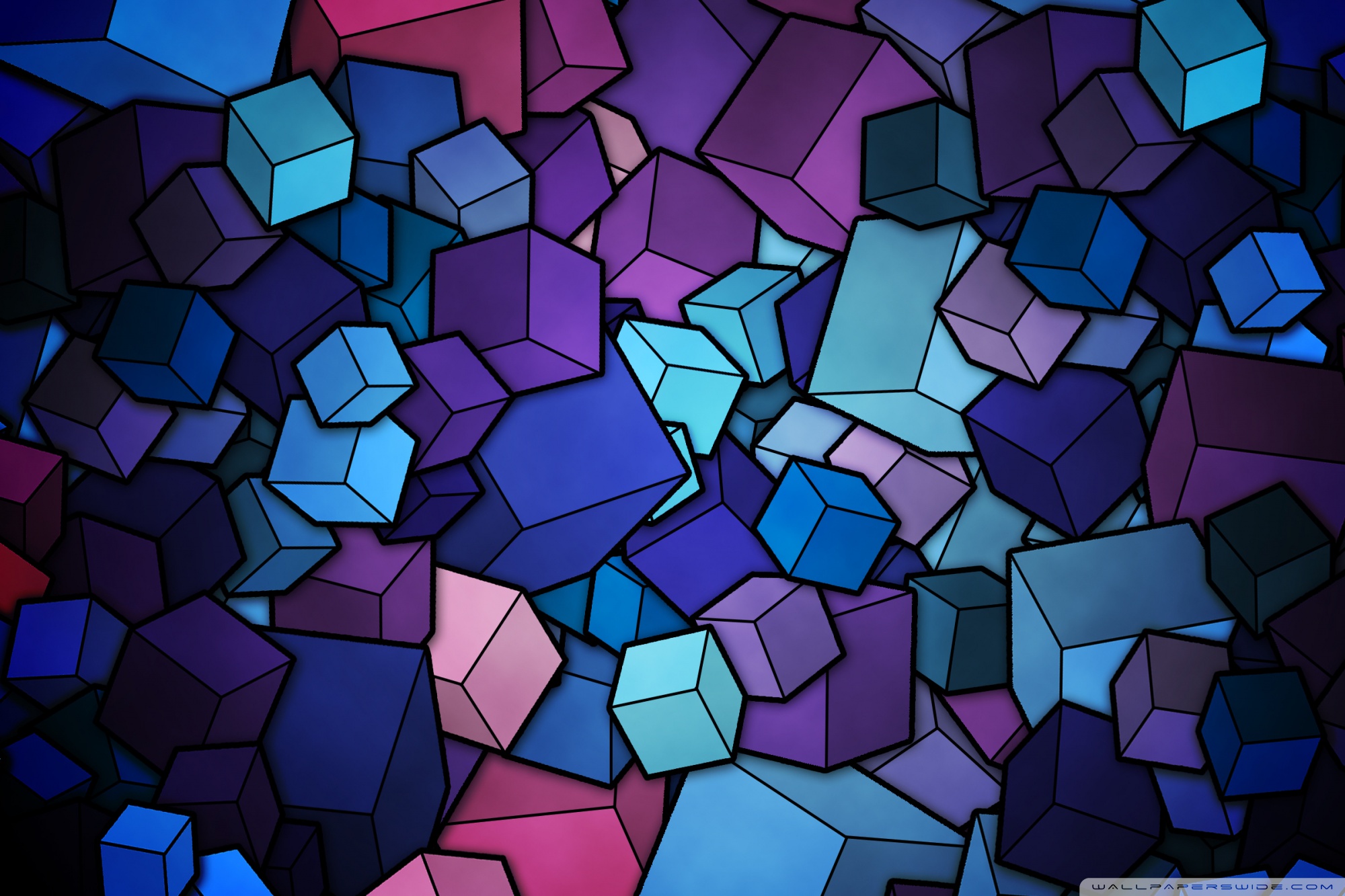 Cubes Wallpaper Hd - HD Wallpaper 
