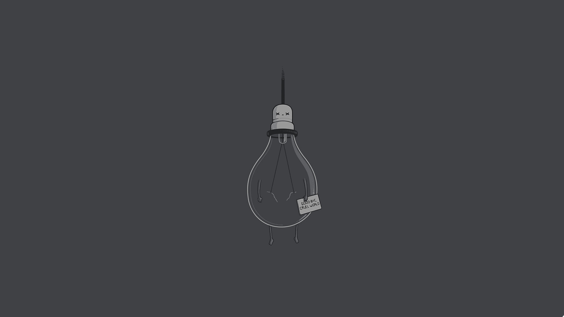 Minimalist Wallpaper Light Bulb - 1920x1080 Wallpaper - teahub.io