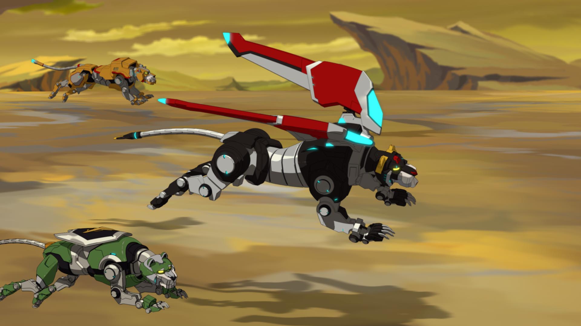 Voltron Legendary Defender Black Lion - HD Wallpaper 
