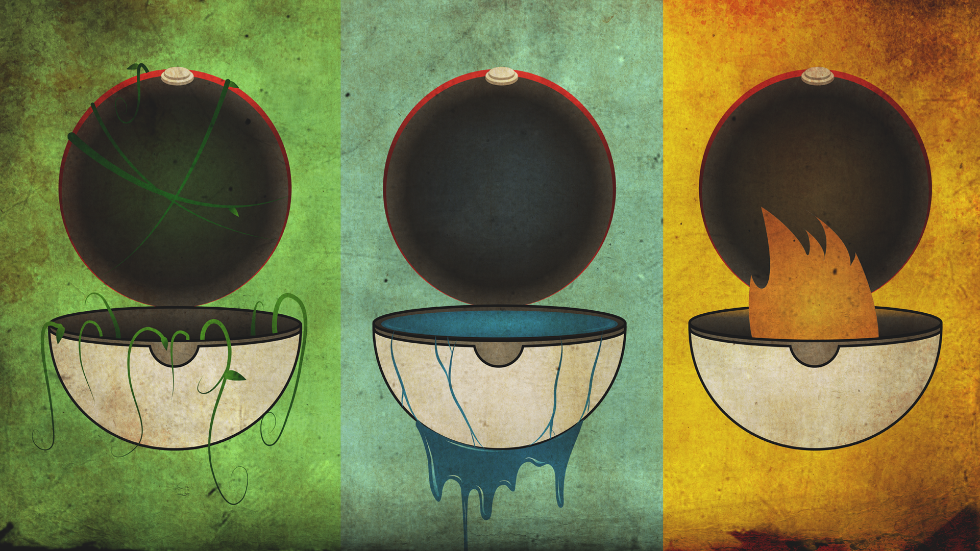 Pokemon Starter Choose Wallpaper Hd - HD Wallpaper 