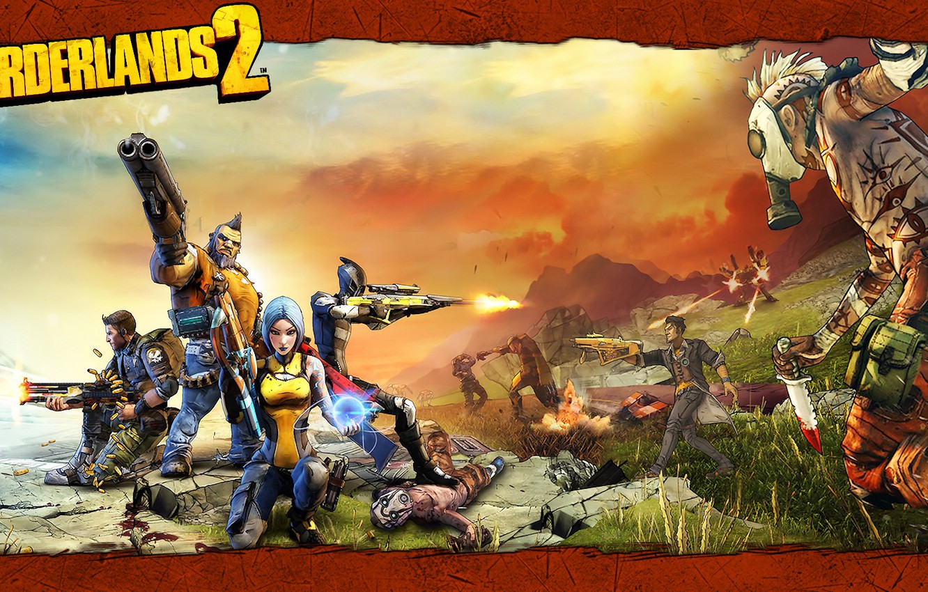 Photo Wallpaper Assassin, Commando, Maya, Rpg, 2k Games, - Borderlands 2 Art - HD Wallpaper 