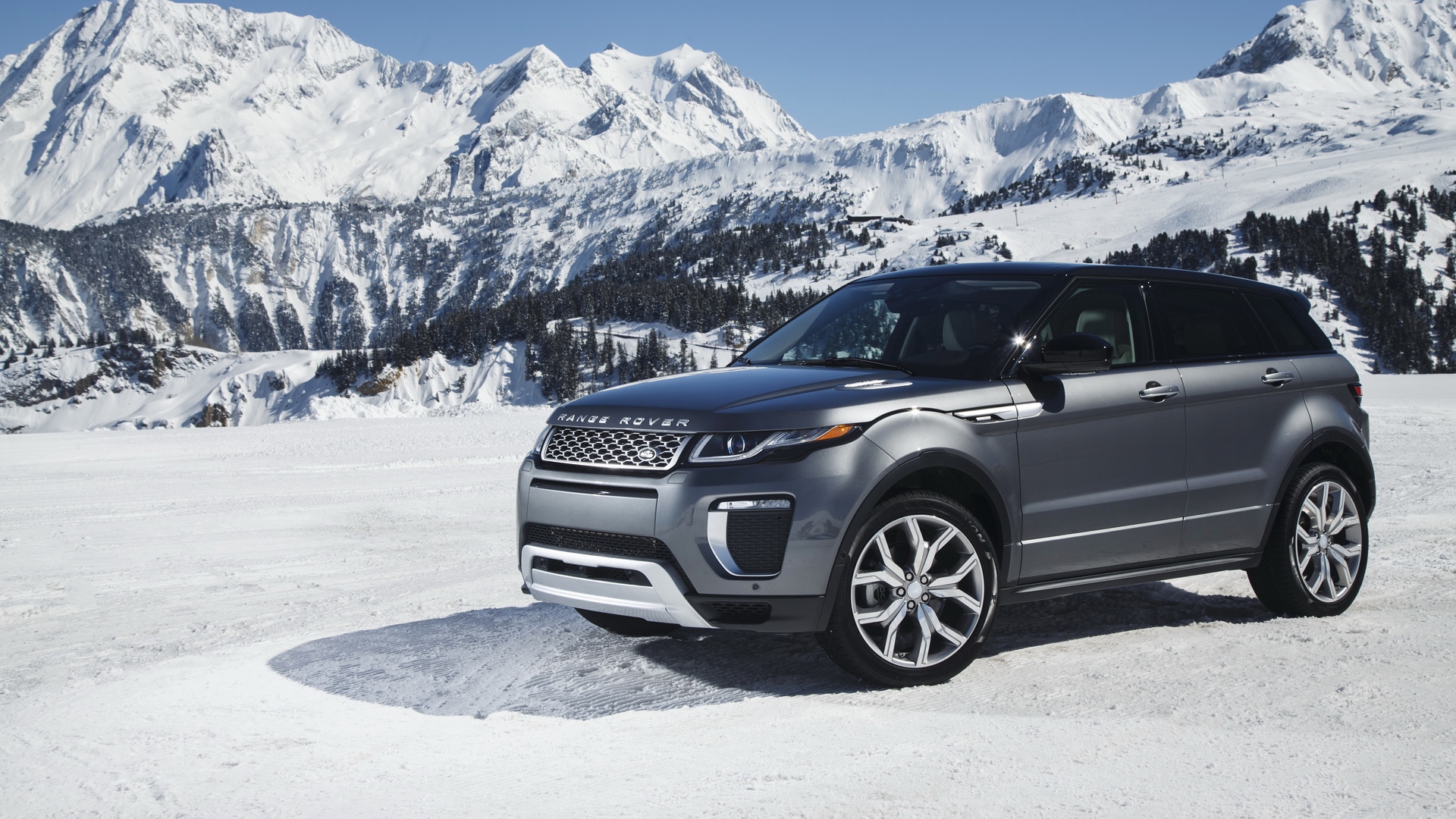 Wallpaper Land Rover, Range Rover, Snow, Side View - Courchevel - HD Wallpaper 