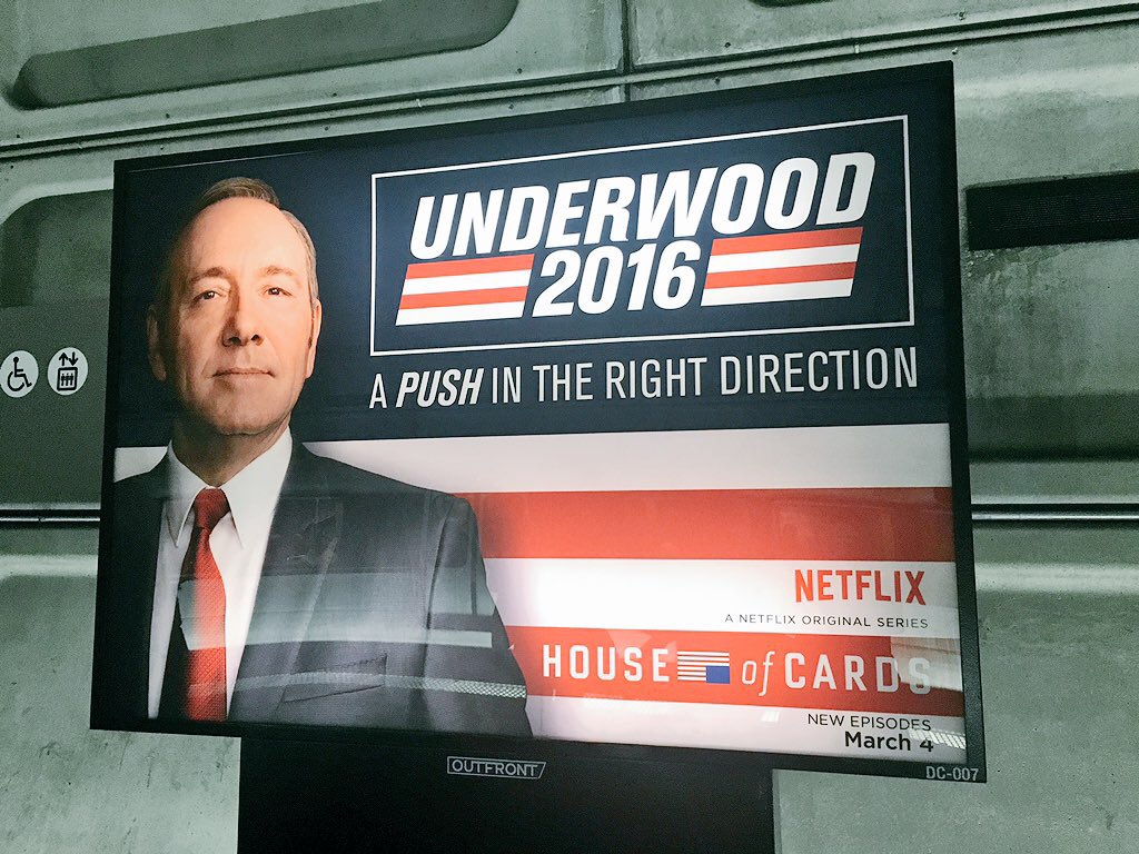 A Push In The Right Direction - Frank Underwood Campaign Sign - HD Wallpaper 