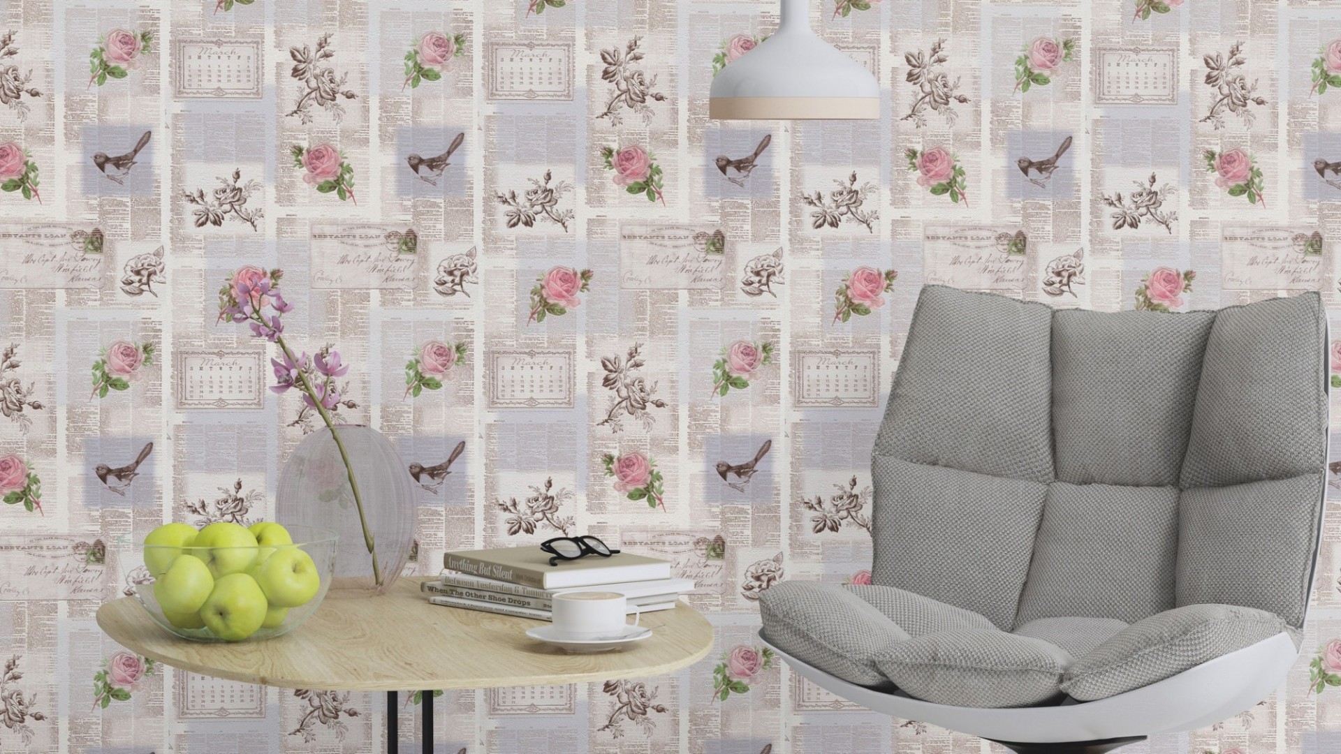 Rasch Blue Velvet 609424 - HD Wallpaper 