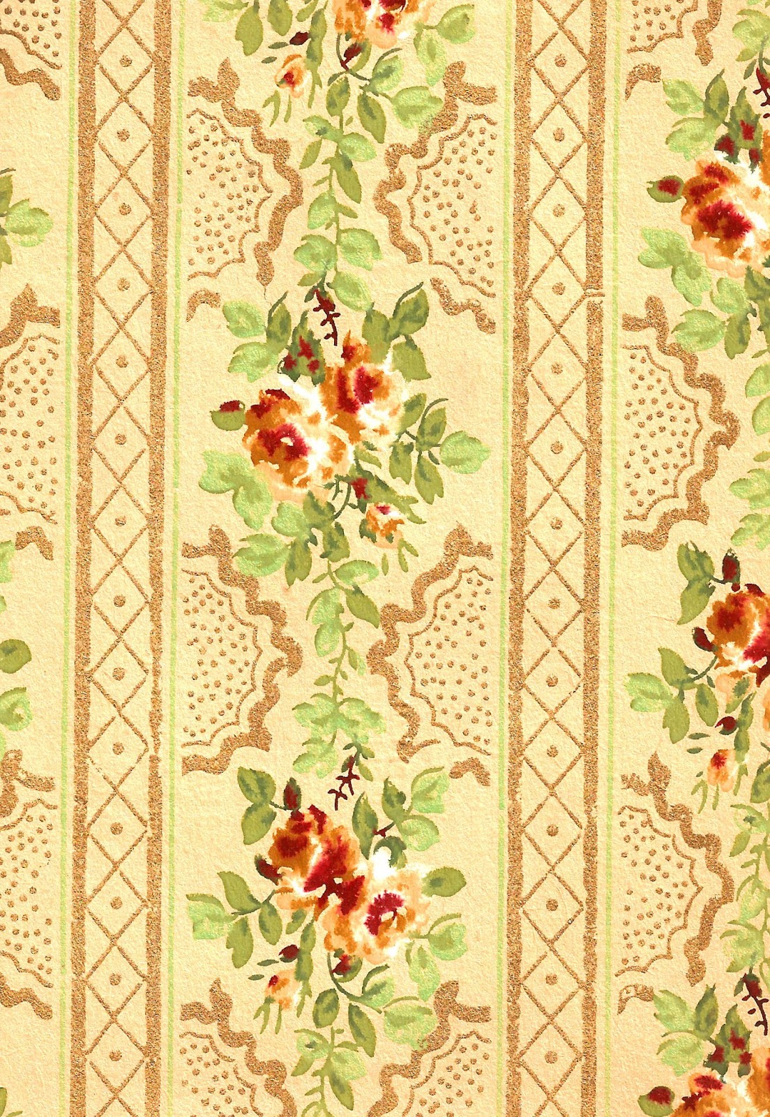 Shabby Chic Rose Flower Digital Paper Background Clipart - Rose - HD Wallpaper 