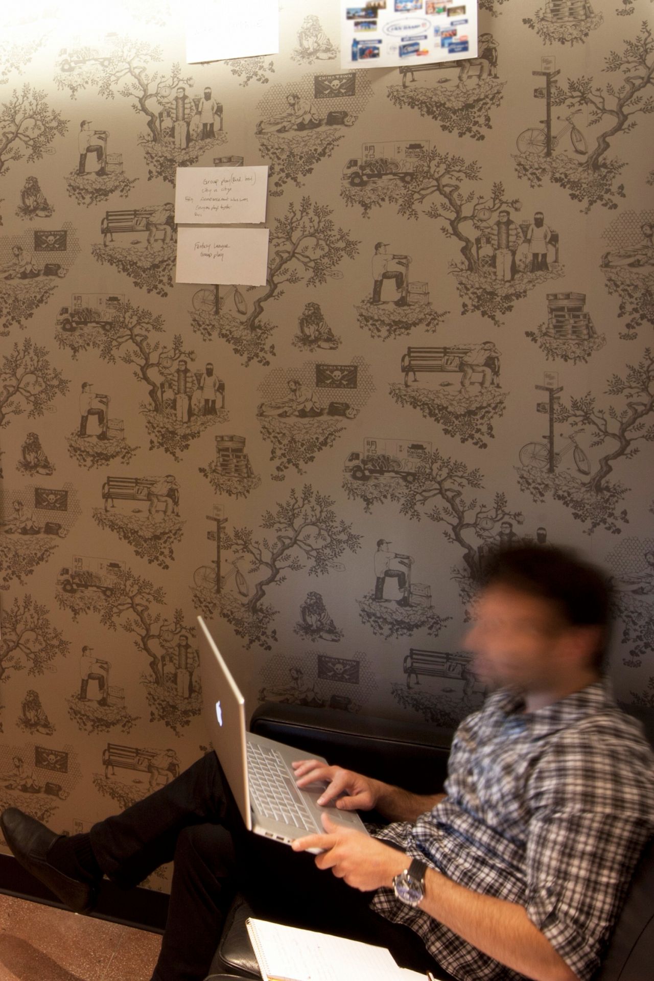 Chinatown Toile - Dan Funderburgh - HD Wallpaper 