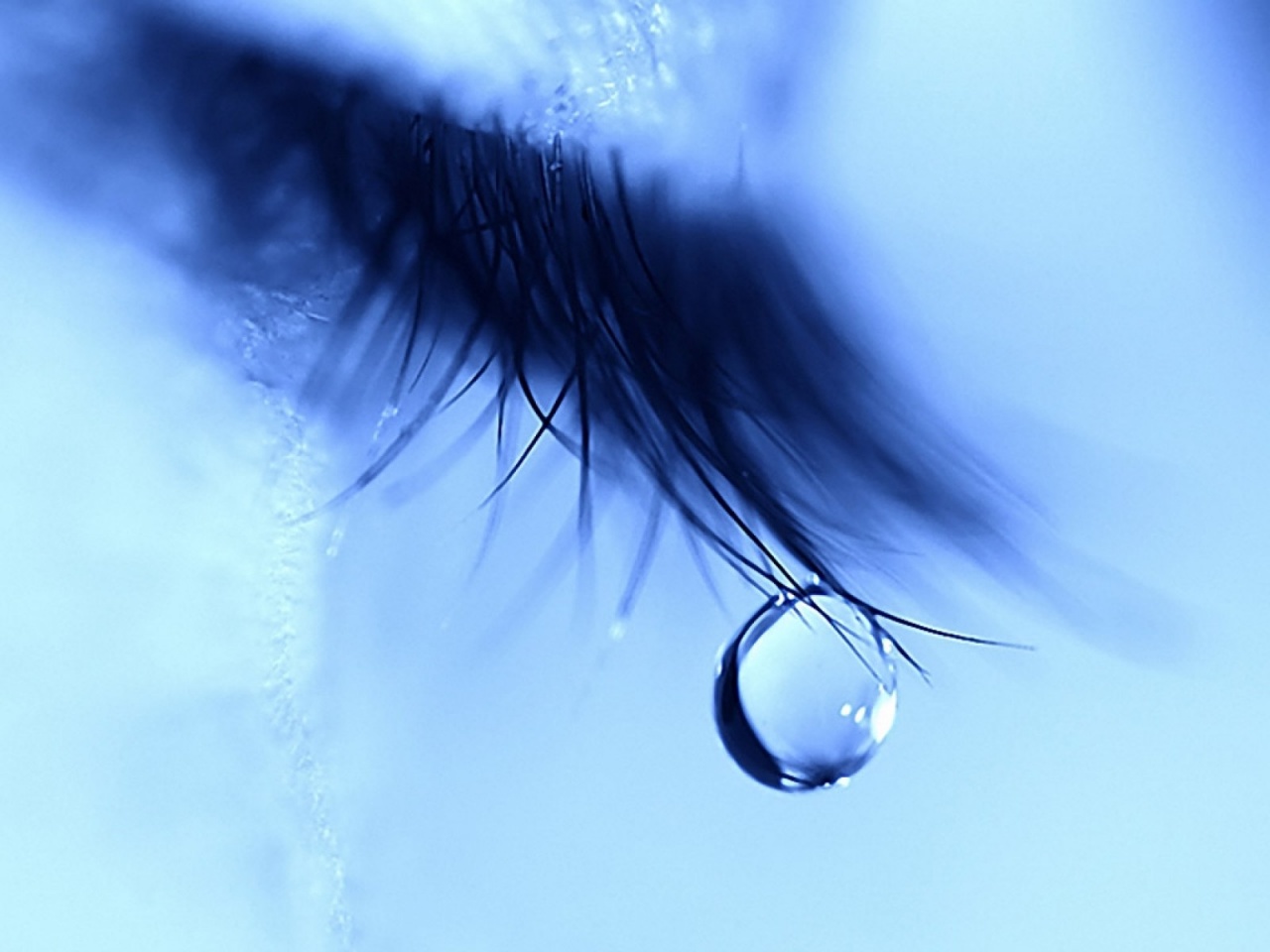 Tears - Girls Cartoon Sad Dp - HD Wallpaper 