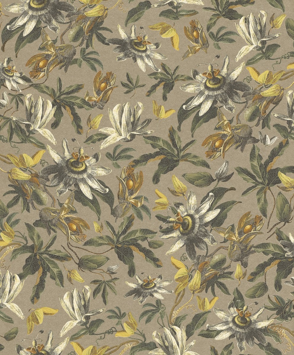 Botanical Brown - HD Wallpaper 