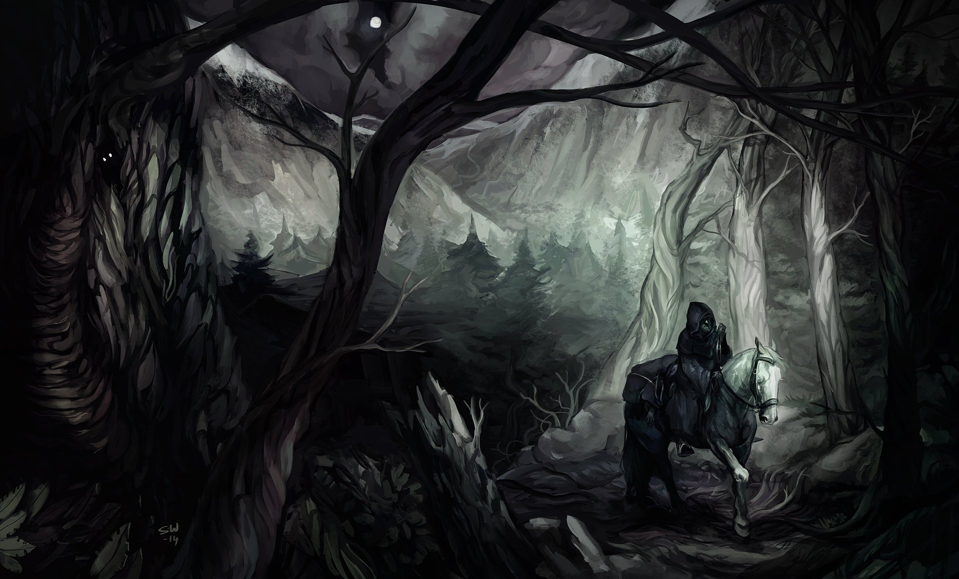 Stranger Wallpaper - Darkness - HD Wallpaper 