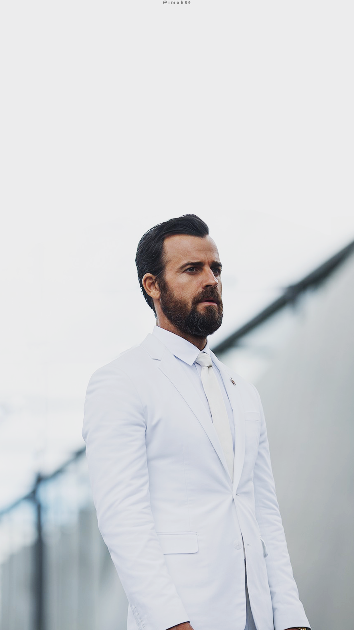 Justin Theroux White Suit - HD Wallpaper 