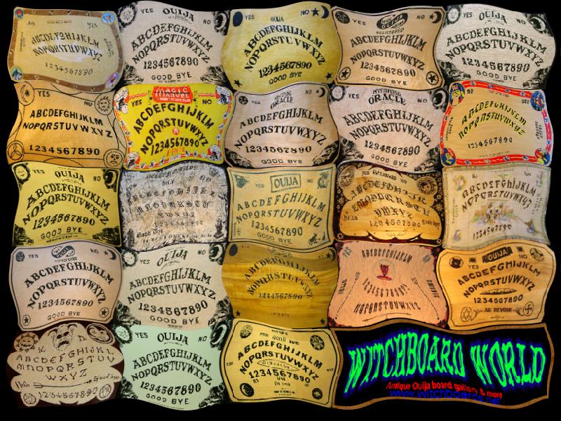 Wooden Homemade Ouija Board - HD Wallpaper 