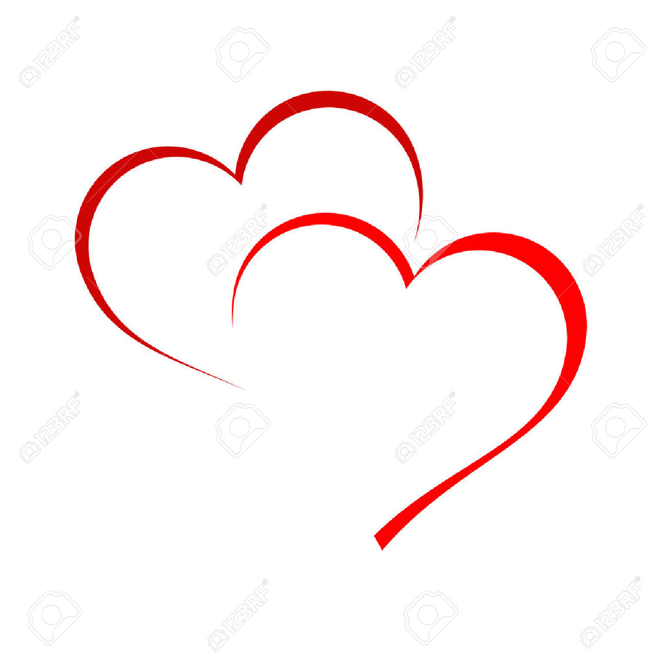 Thumb Image - Dos Corazones Vector - HD Wallpaper 