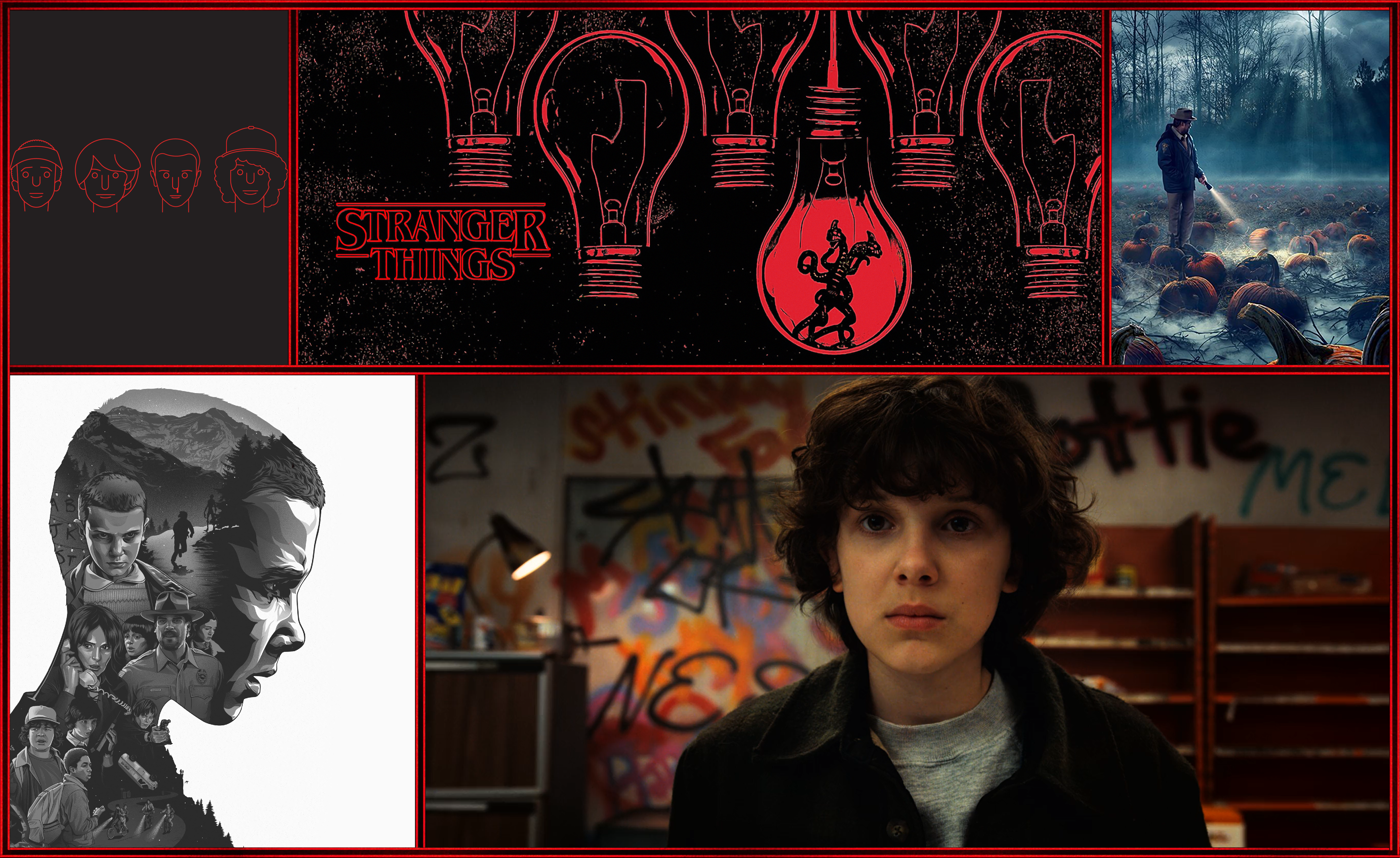 Computer Background Stranger Things - HD Wallpaper 