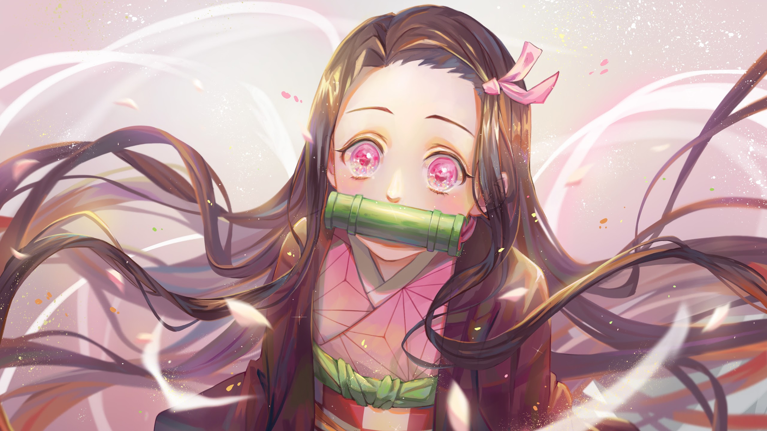 Nezuko Kamado, Kimetsu No Yaiba, 4k, - Kimetsu No Yaiba Nezuko - HD Wallpaper 