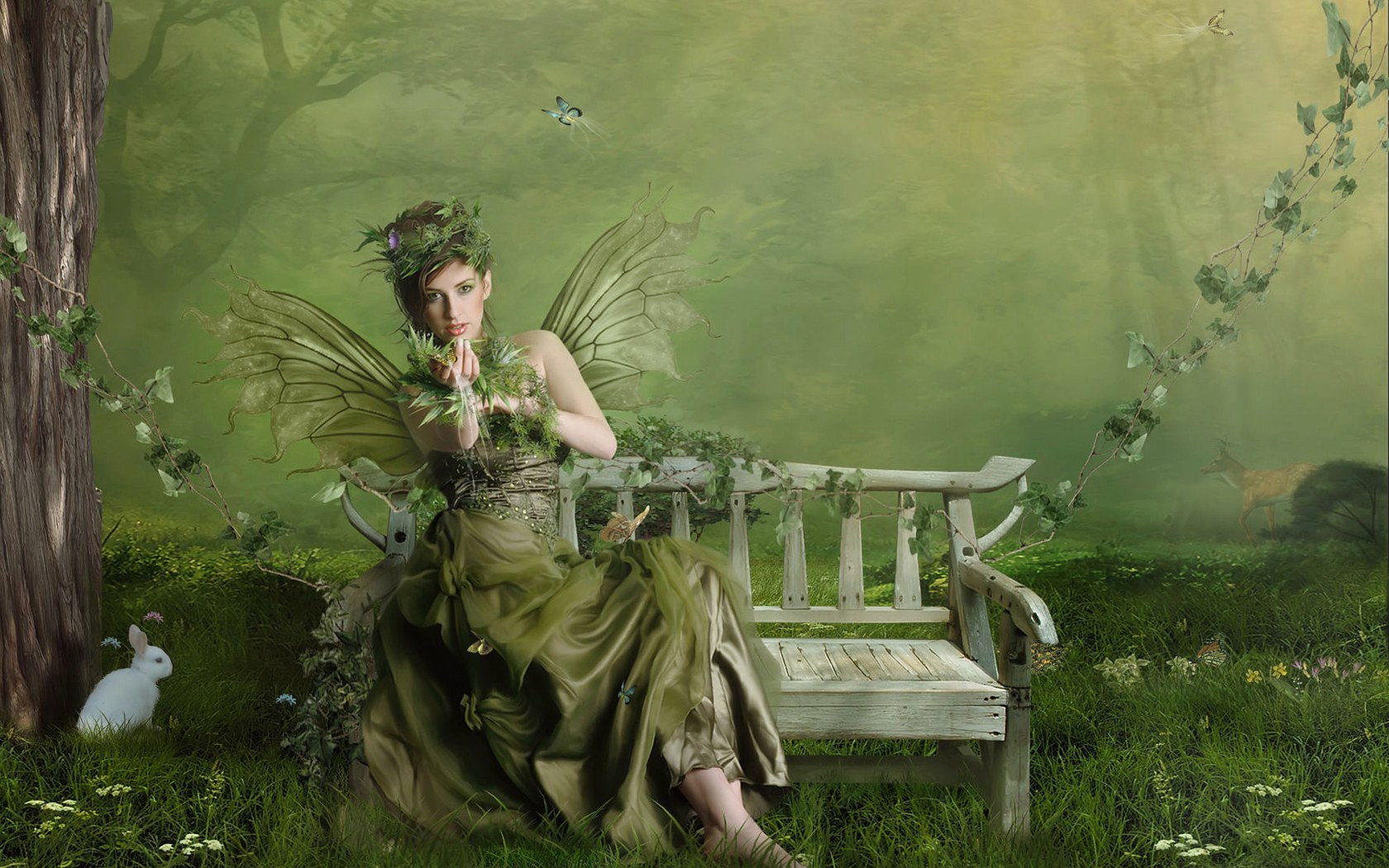Spring Fairy - HD Wallpaper 