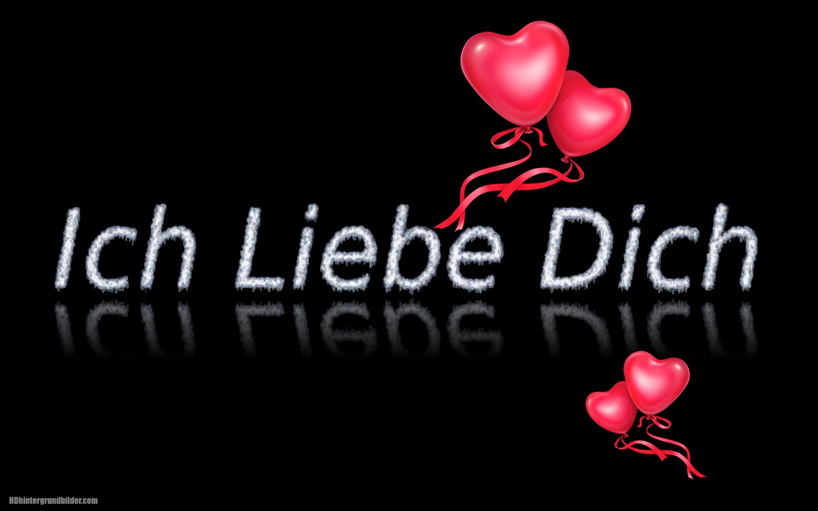 Schwarzen Wallpaper Mit Roten Liebe Herzen - Heart - HD Wallpaper 