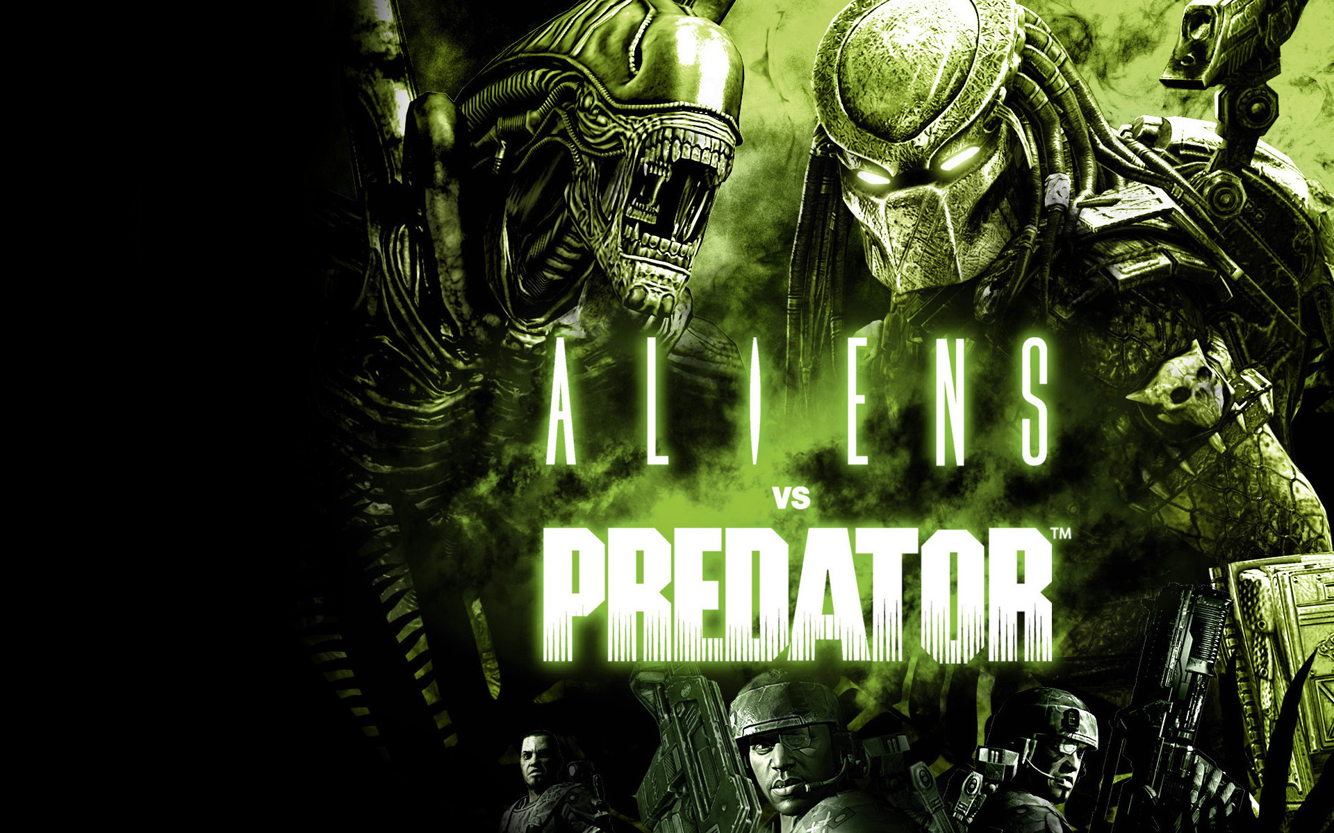 Alien Vs Predator Wallpaper 2 
 Data-src /w/full/8/9/5/517102 - Alien Vs Predator Wallpaper Game - HD Wallpaper 