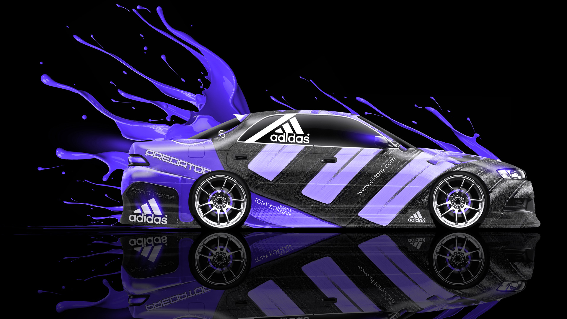 Adidas Car Background - HD Wallpaper 