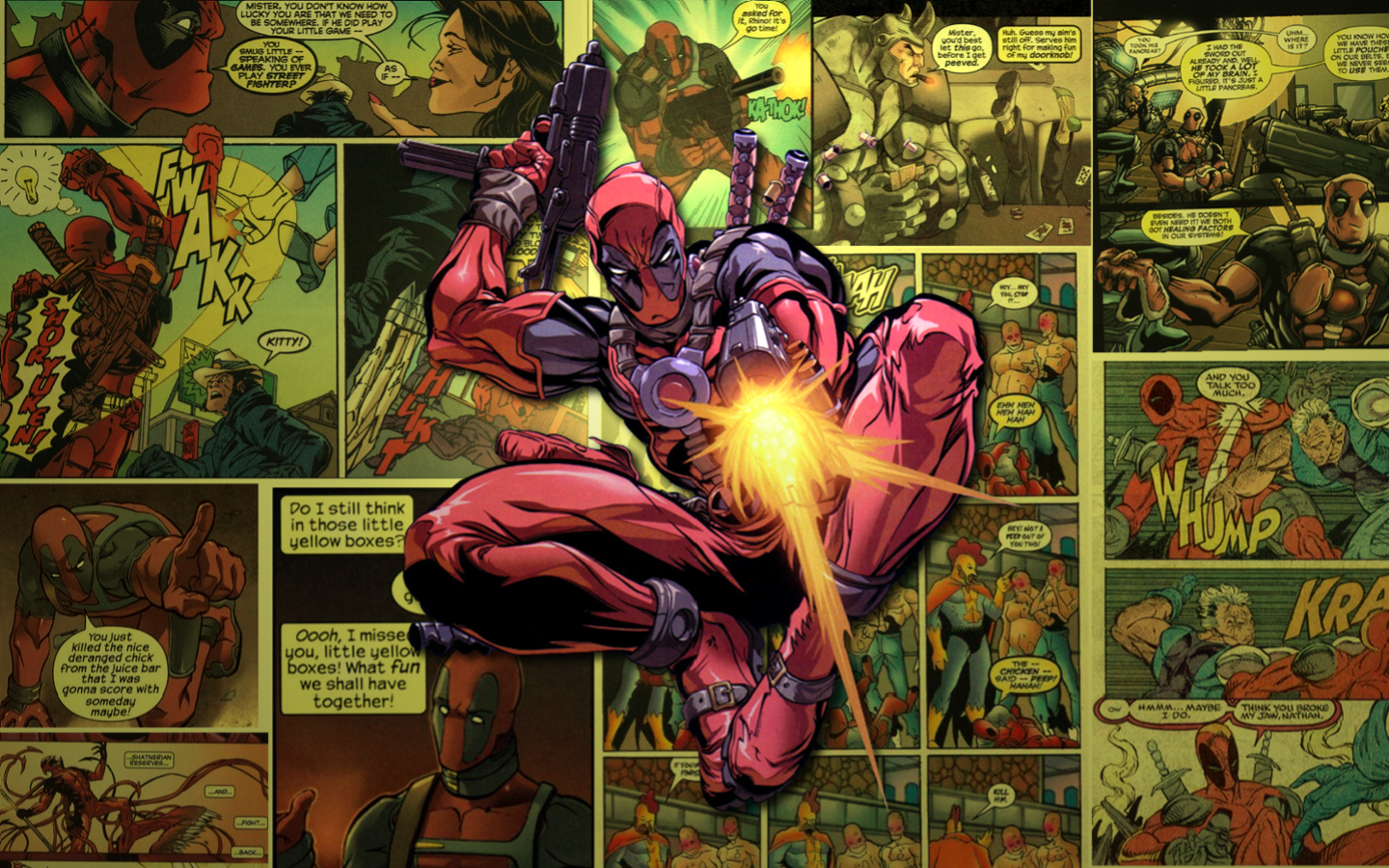 Comic Deadpool - HD Wallpaper 