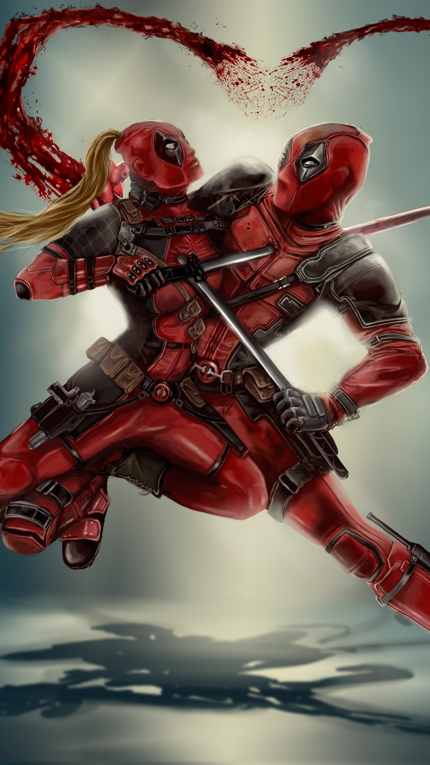 Deadpool Y Lady Deadpool - HD Wallpaper 