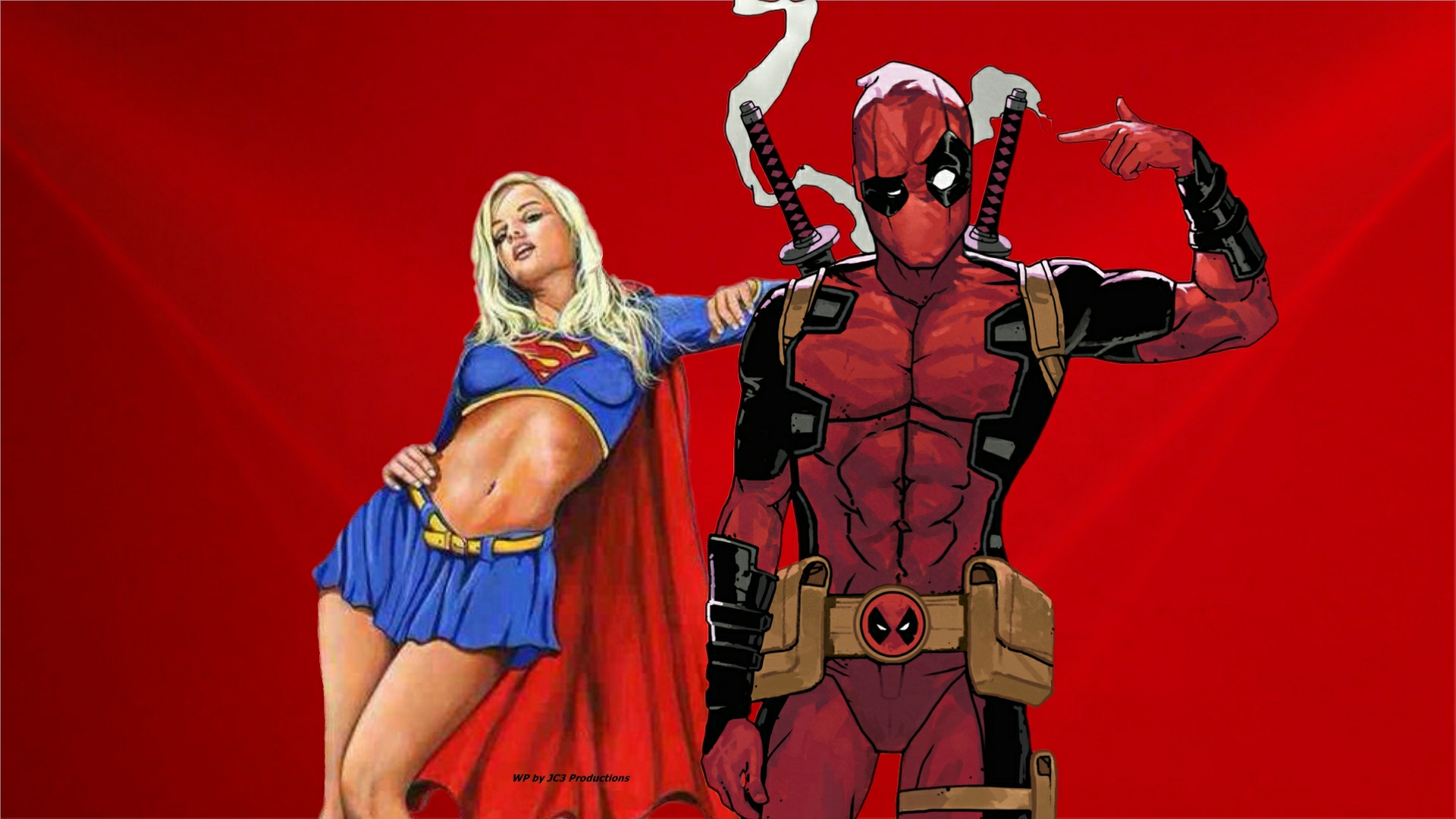 Deadpool Wallpaper Deadpool Wallpaper Supergirl Dilemma - Deadpool - HD Wallpaper 