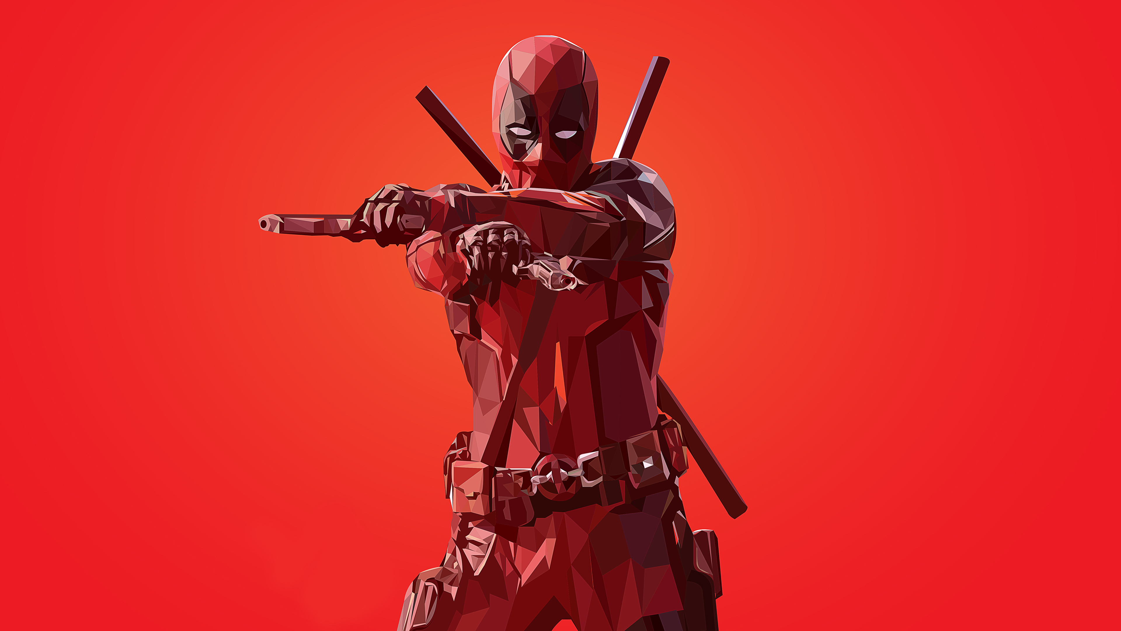 Deadpool Minimal Artwork 4k - Deadpool Hd Wallpaper 4k - HD Wallpaper 