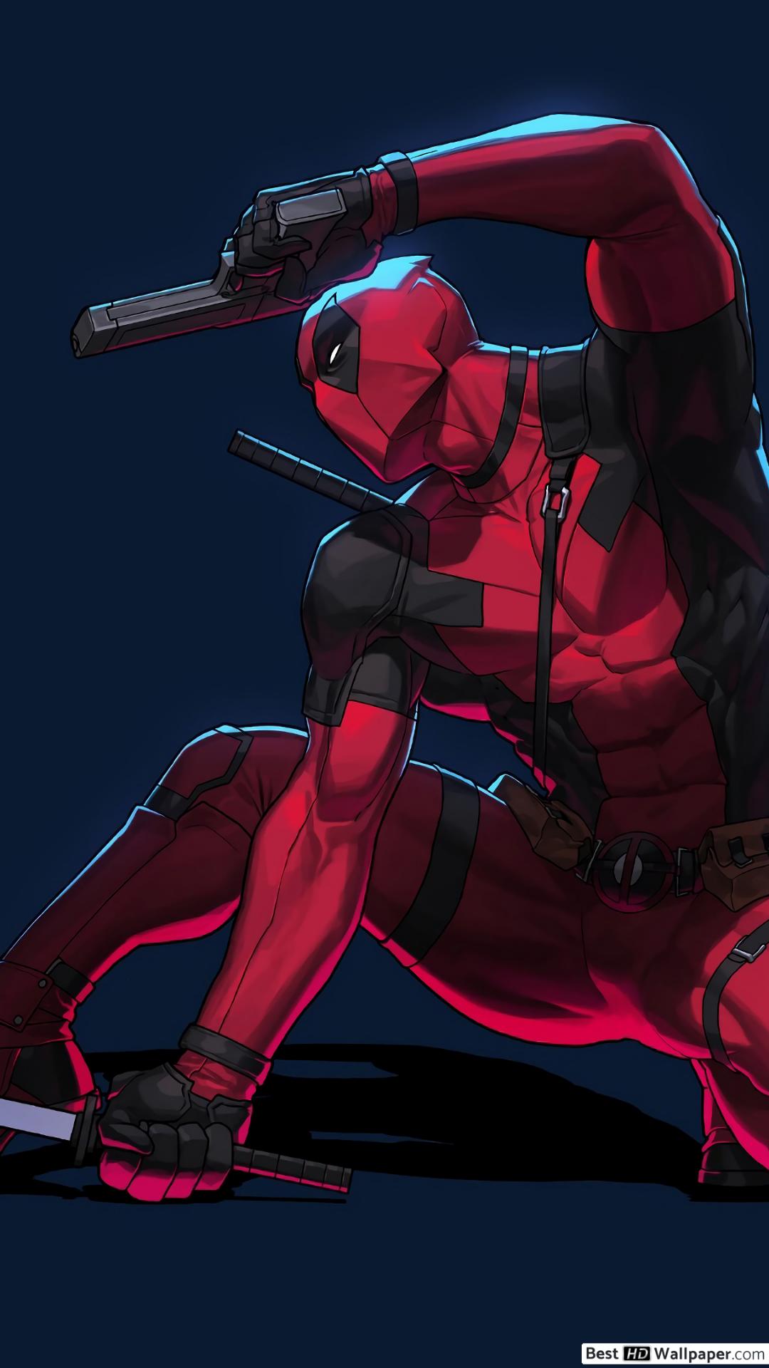 Deadpool Fan Art Anime - 1080x1920 Wallpaper 