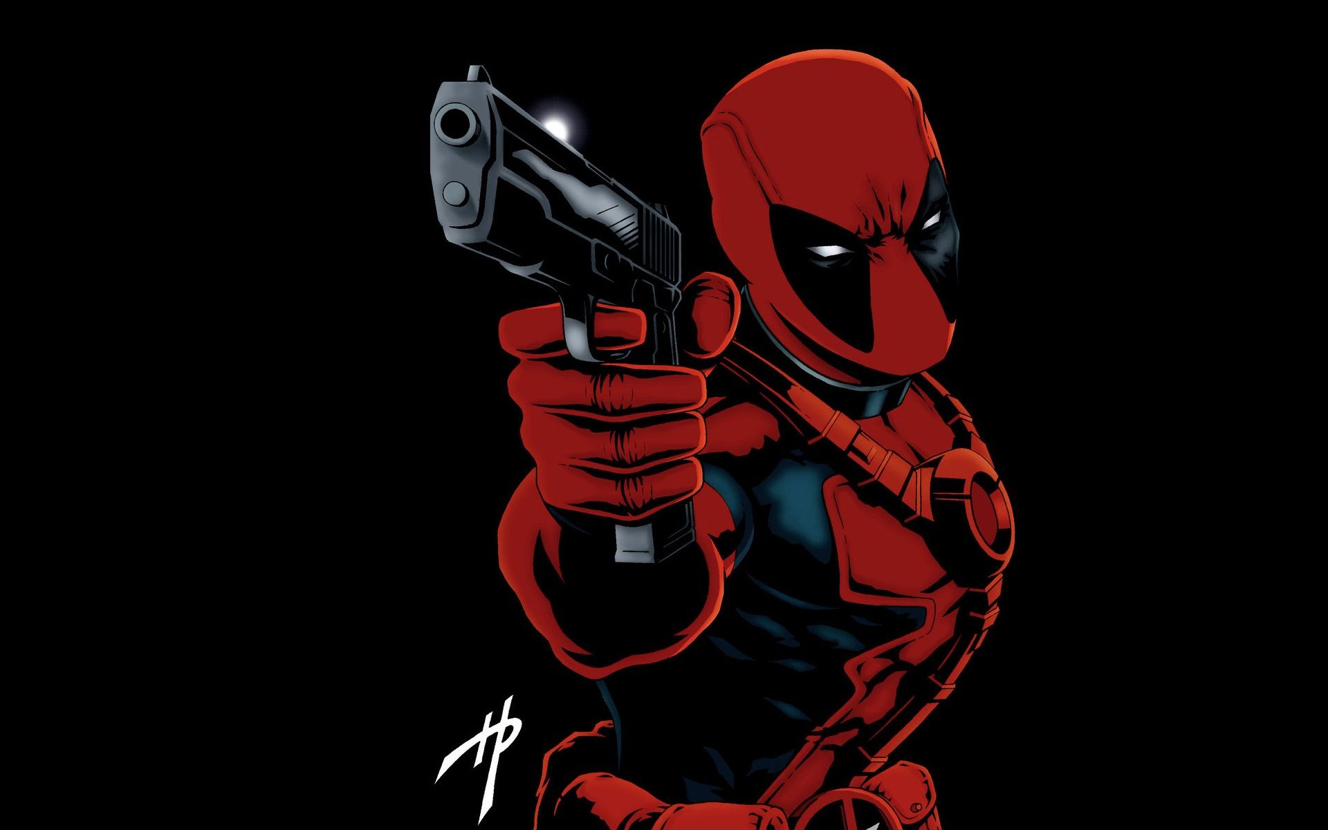 Deadpool Black Wallpaper Hd - HD Wallpaper 