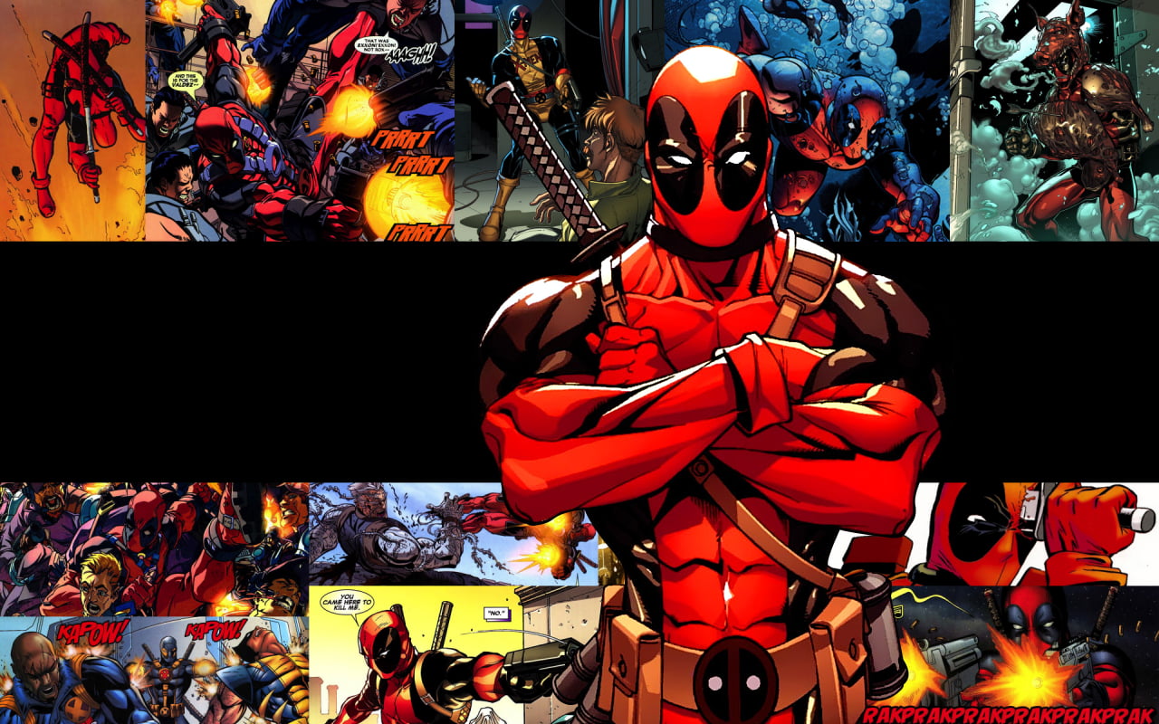 Marvel Comics Deadpool Poster - HD Wallpaper 