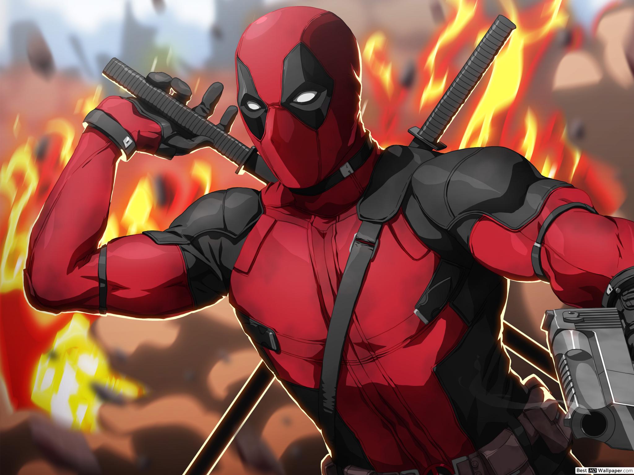 Deadpool Speedpaint - HD Wallpaper 