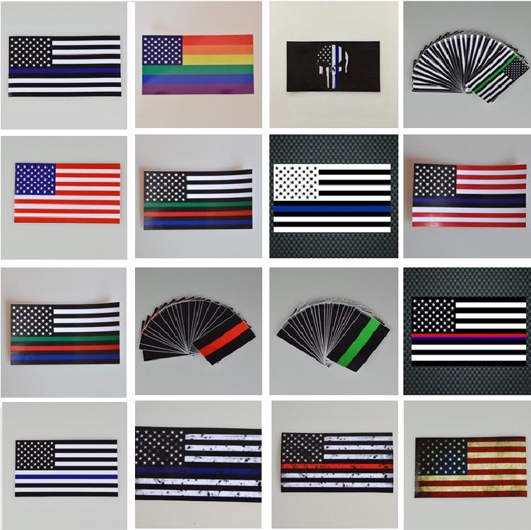 American Flag Window Decal - HD Wallpaper 