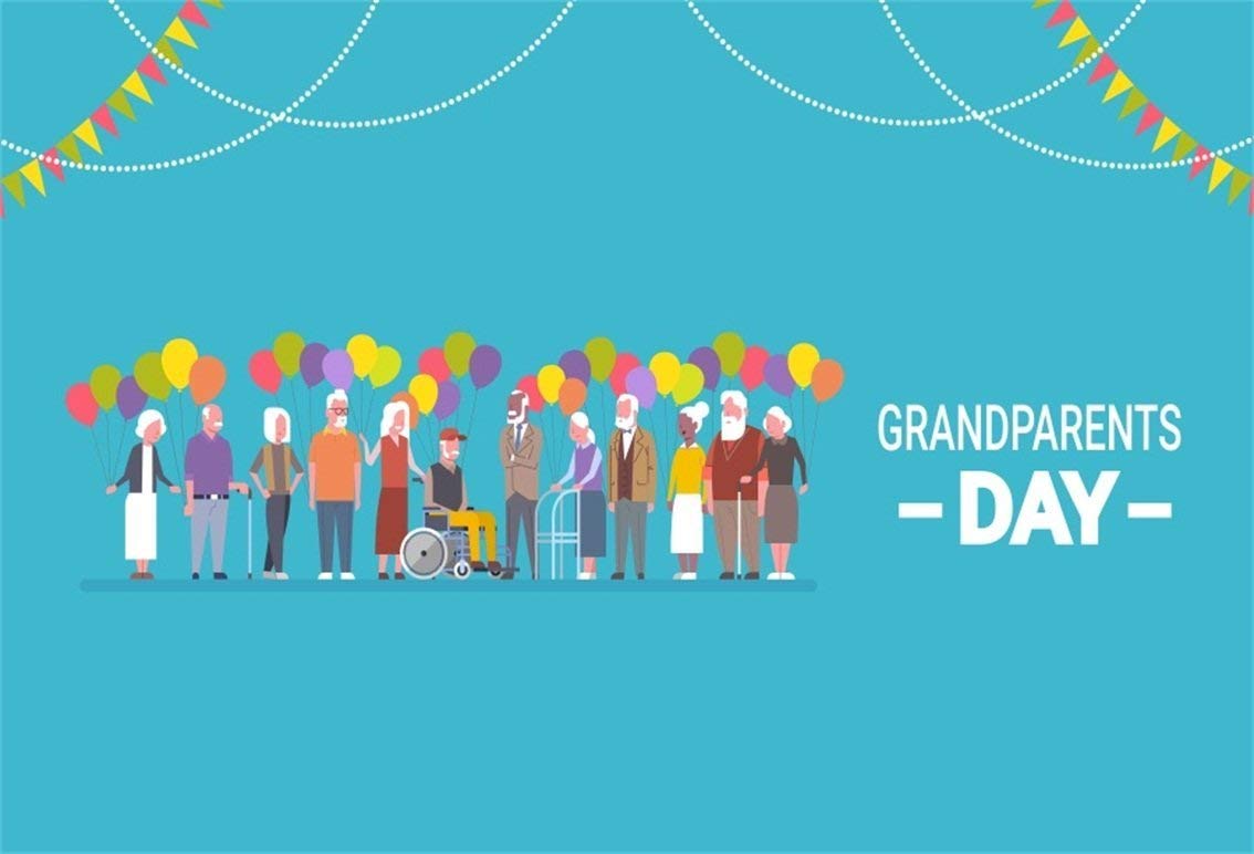 Happy Grandparents Day Background - HD Wallpaper 