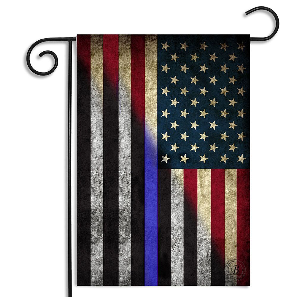 American Flag Blue And Black Symbol - HD Wallpaper 