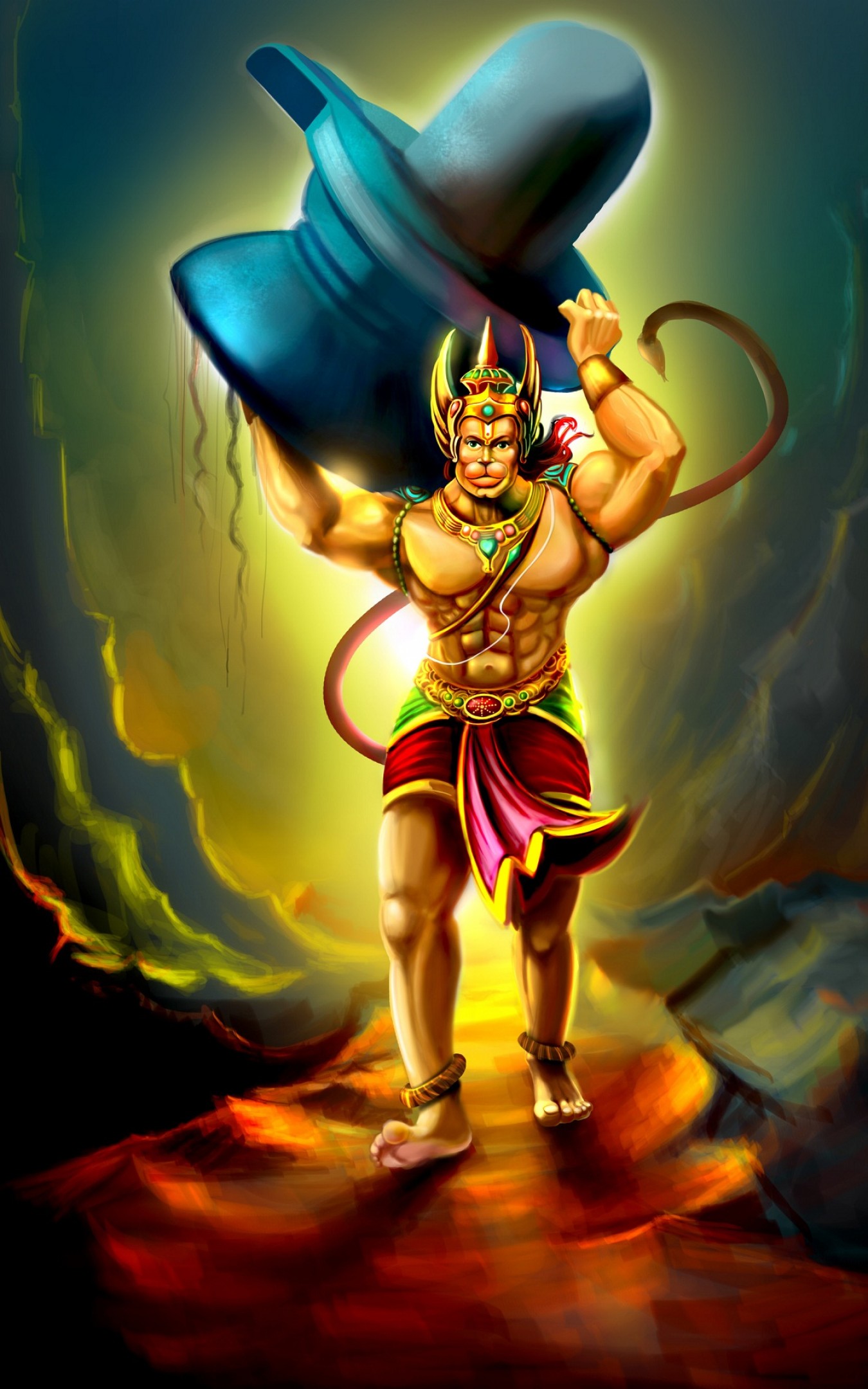 Lord Hanuman - 1350x2160 Wallpaper 
