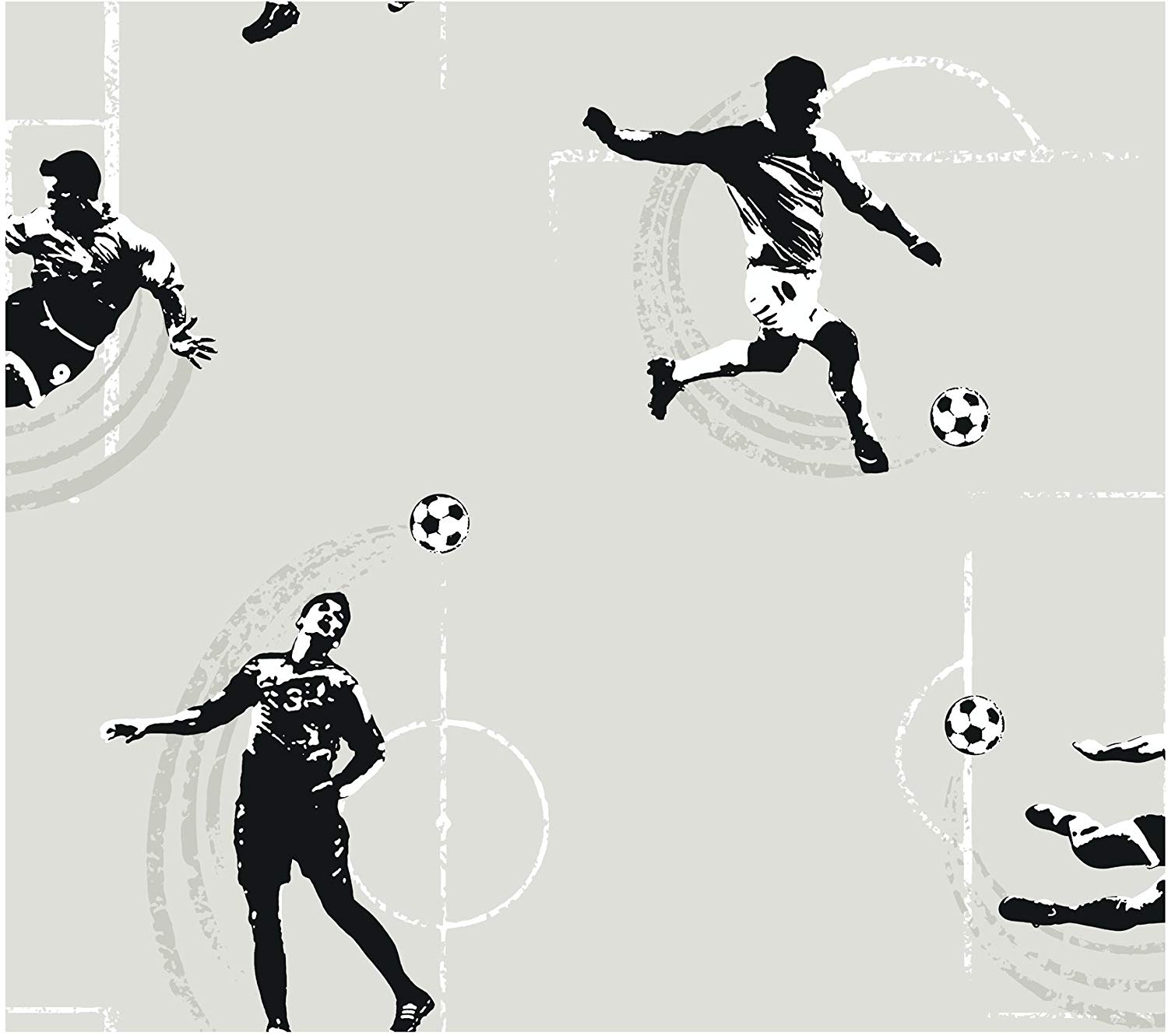 Soccer Player Wallcovering Kids Room - HD Wallpaper 