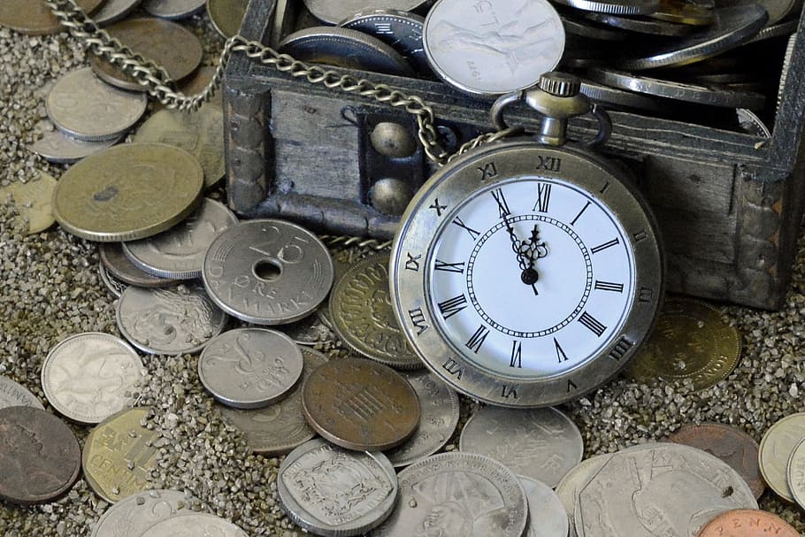 Round Silver-colored Case Pocket Watch, Time Of, Sand, - Storing Up Treasure In Heaven - HD Wallpaper 