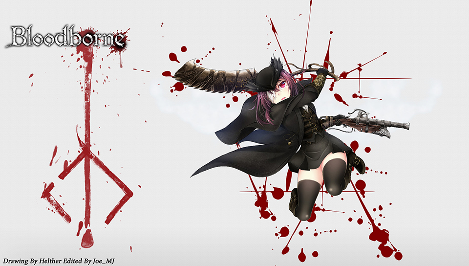 Bloodborne A Hunter Is Never Alone - HD Wallpaper 