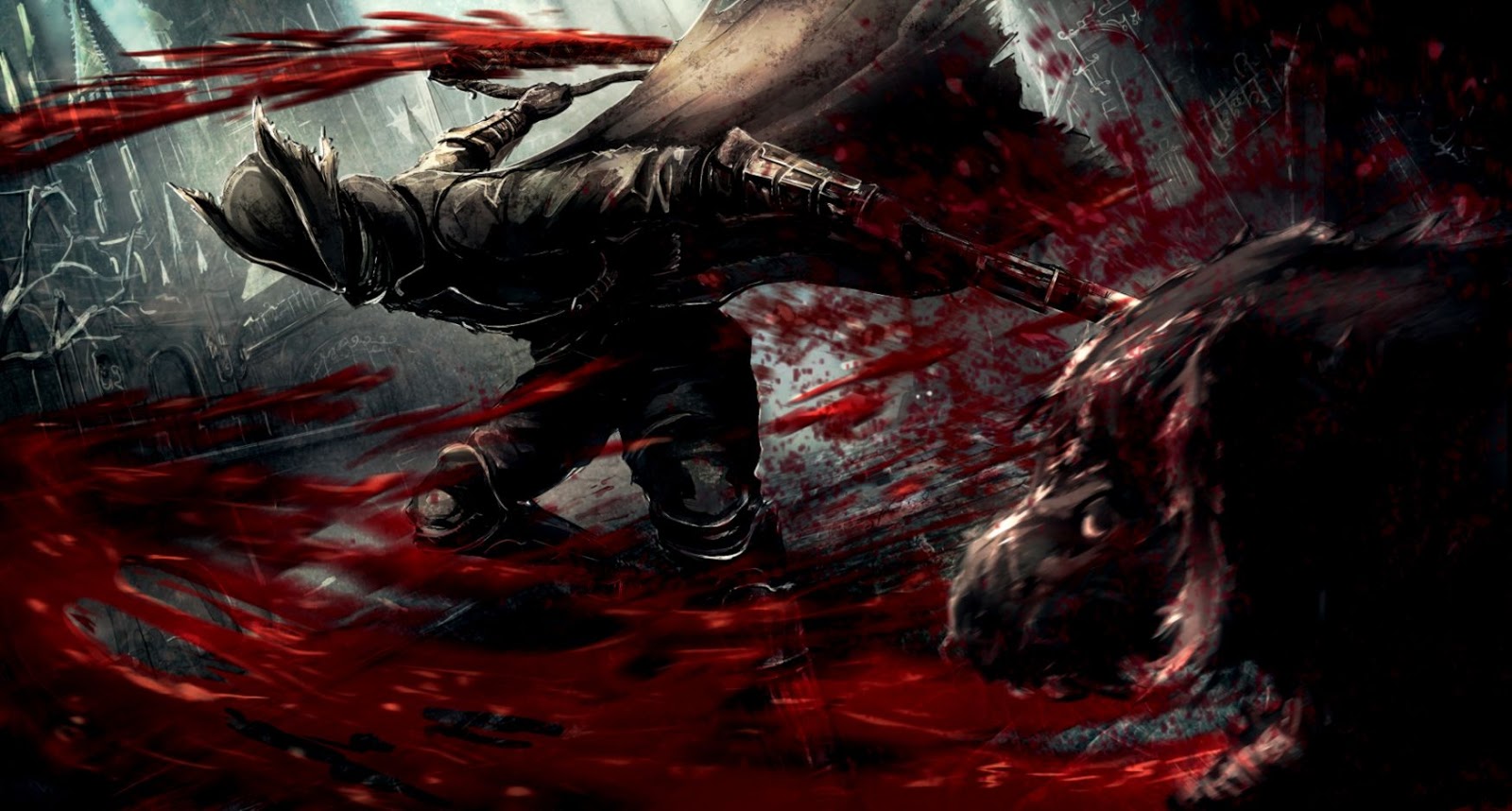 92 Bloodborne Hd Wallpapers Backgrounds Wallpaper Abyss - Bloodborne Blood - HD Wallpaper 