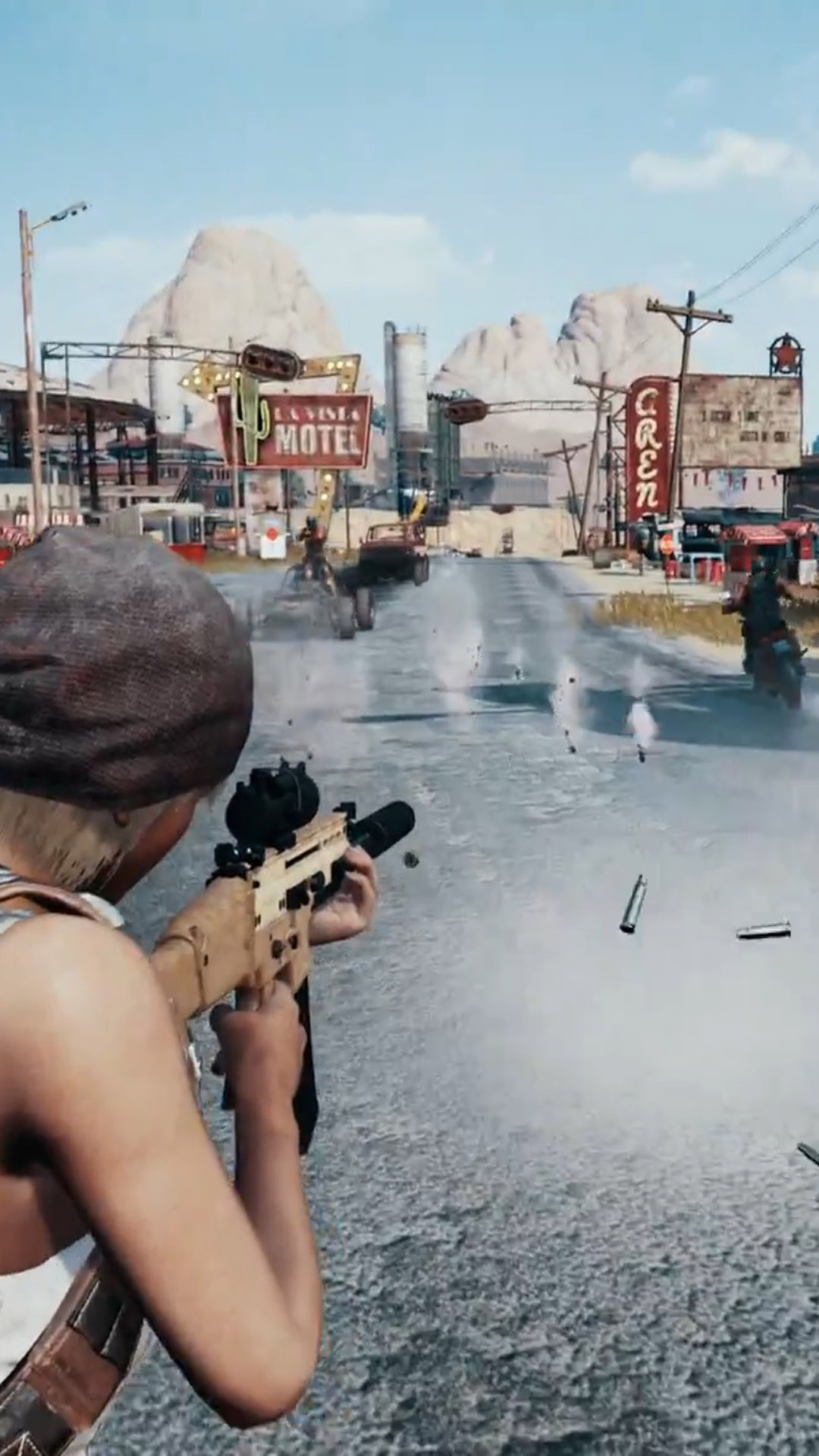 Cross Shooting In Miramar Playerunknown S Battlegrounds - Pubg Wallpaper Phone Hd - HD Wallpaper 