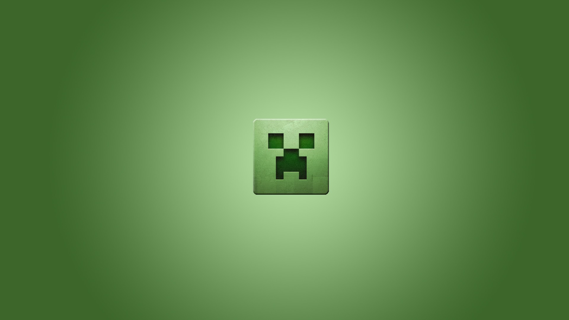 Wallpaper Cute Green Desktop With Image Resolution - Minecraft Creeper - HD Wallpaper 
